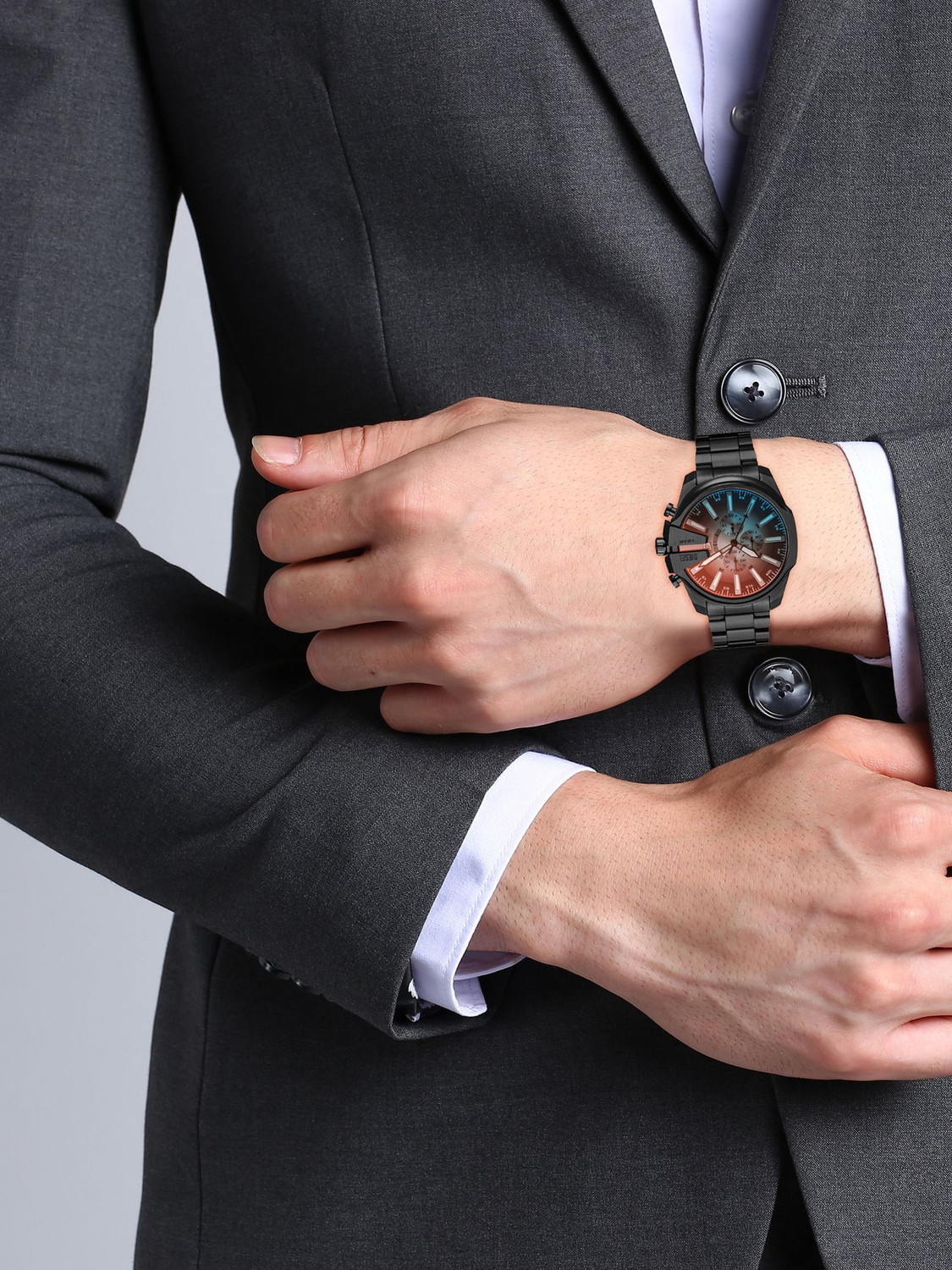 Image of DIESEL Mega Chief Slim Mega Chief Slim Analog Watch - For Men