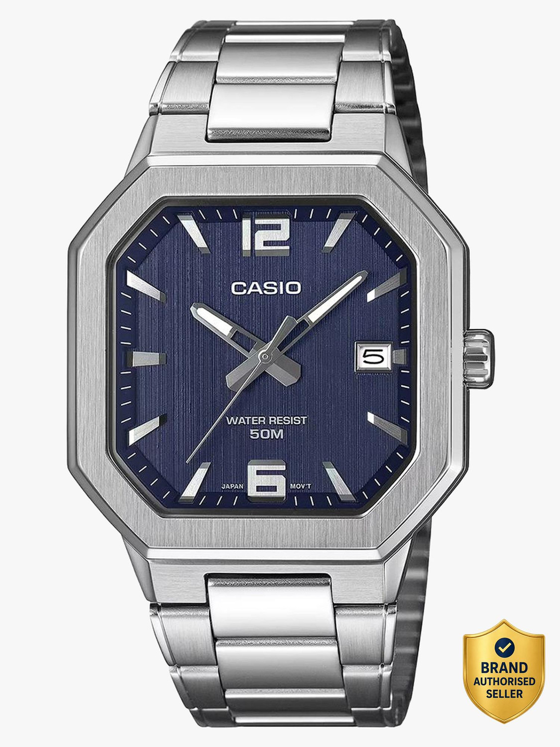 Image of CASIO MTP-B195D-2AVDF CASIO-MENS-METAL Analog Watch - For Men