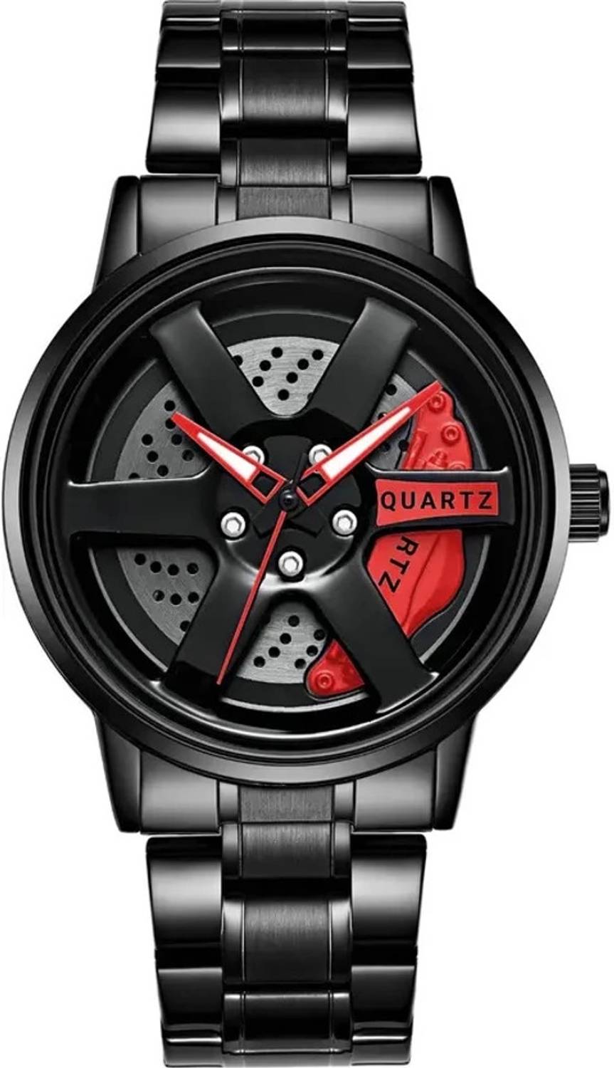 Amience Spinning Wheel Red Watch for Men - Image 2