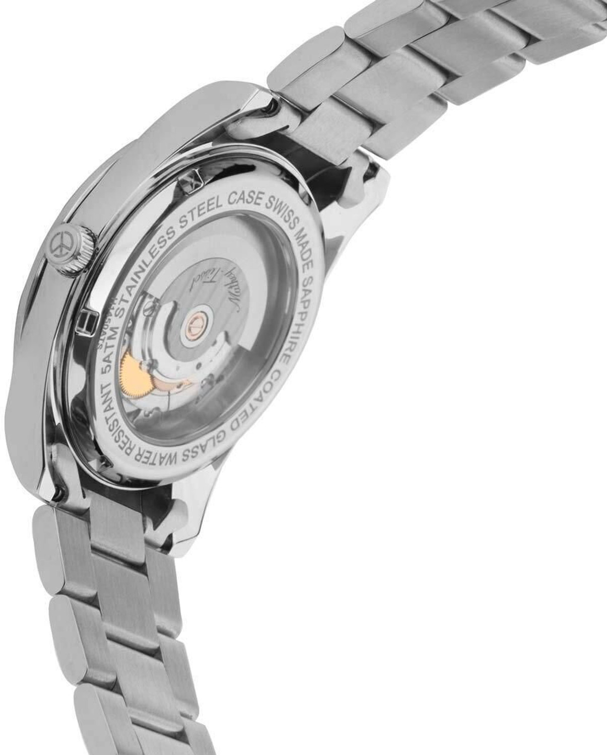Image of Mathey-Tissot Swiss Made Automatic Black Dial Analog Watch - For Men Black