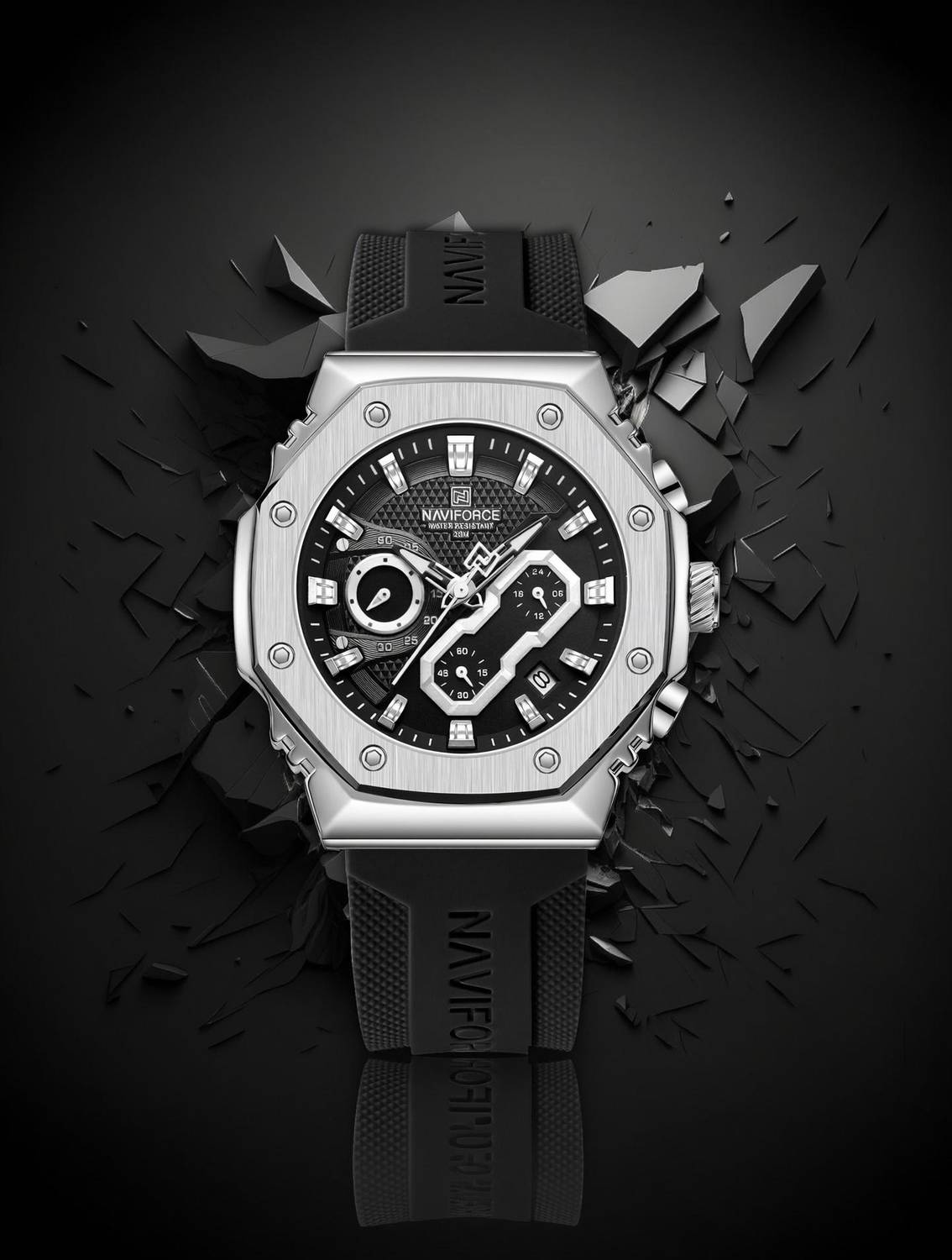 NAVIFORCE 8035 Men's Sport Quartz Chronograph Watch - Image 1