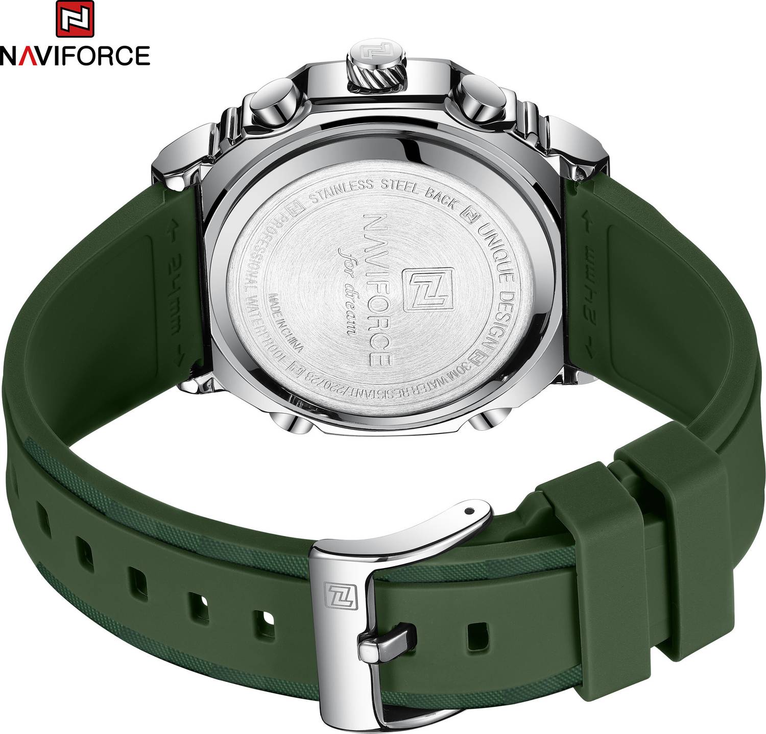 NAVIFORCE 8035 Men's Sport Quartz Chronograph Watch - Image 2