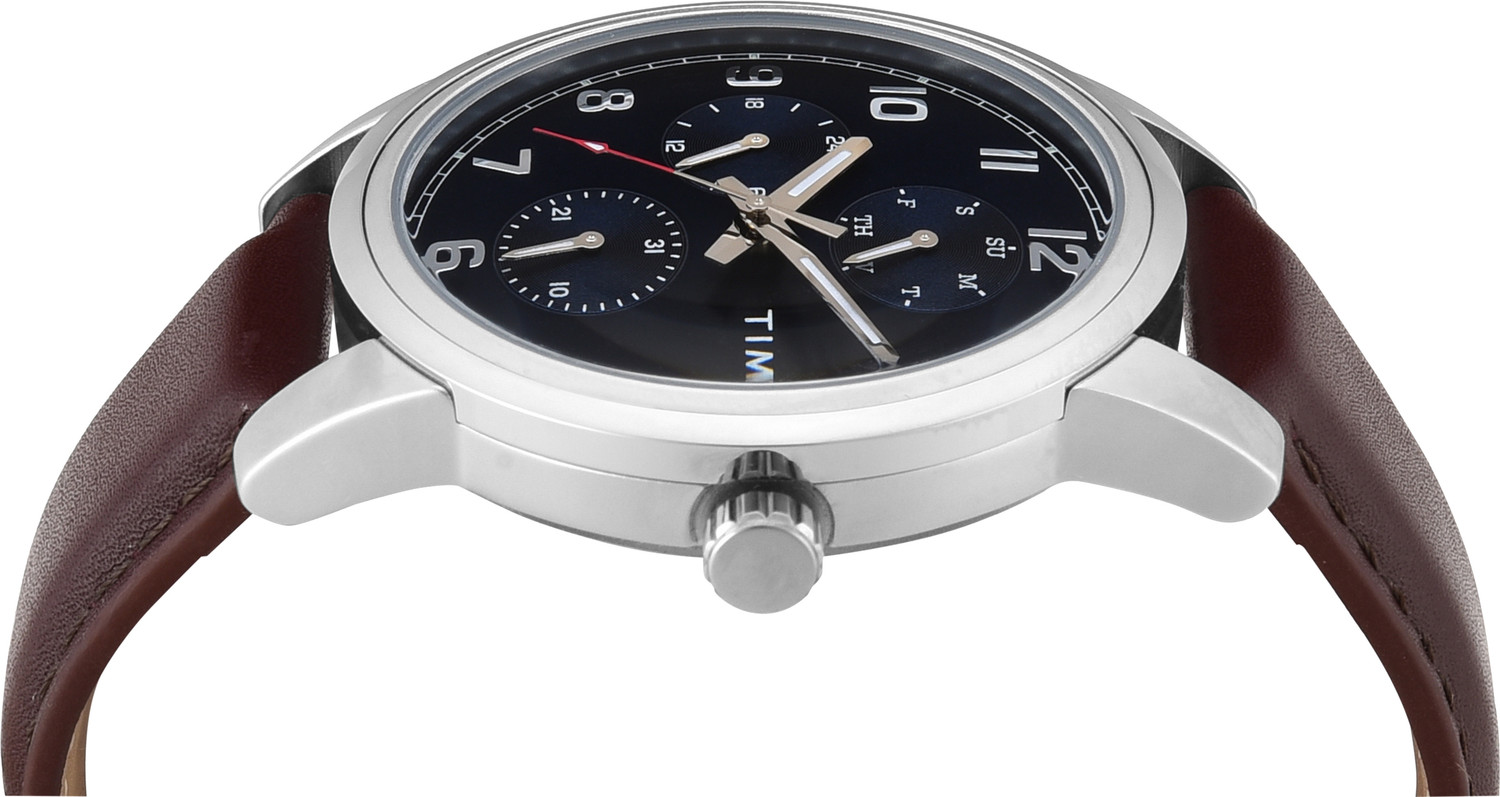 Image of TIMEX TWEG18906 Trendline Round 44mm Blue Dial Analog Watch - For Men