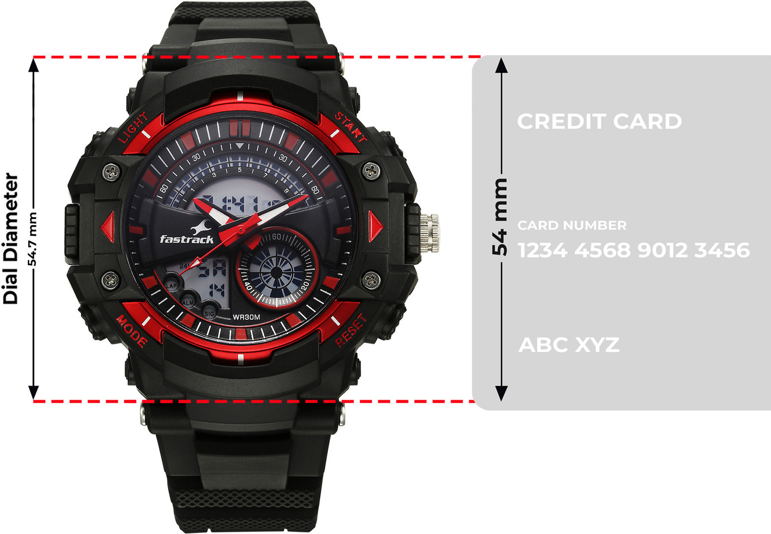Image of Fastrack Ana Digi Street Style Ana Digi Analog-Digital Watch - For Men & Women