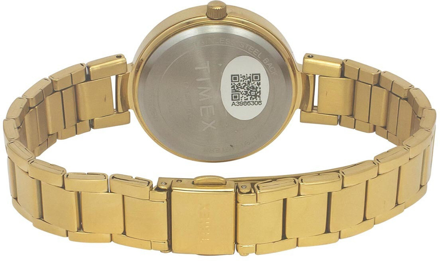 Image of TIMEX TWEL18700 Trendline Round 35mm Green Dial Analog Watch - For Women