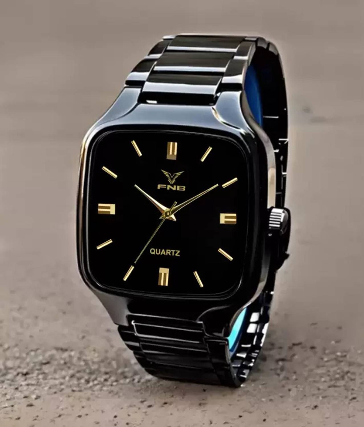 FNB Square Analog Quartz Watch for Men - Image 2