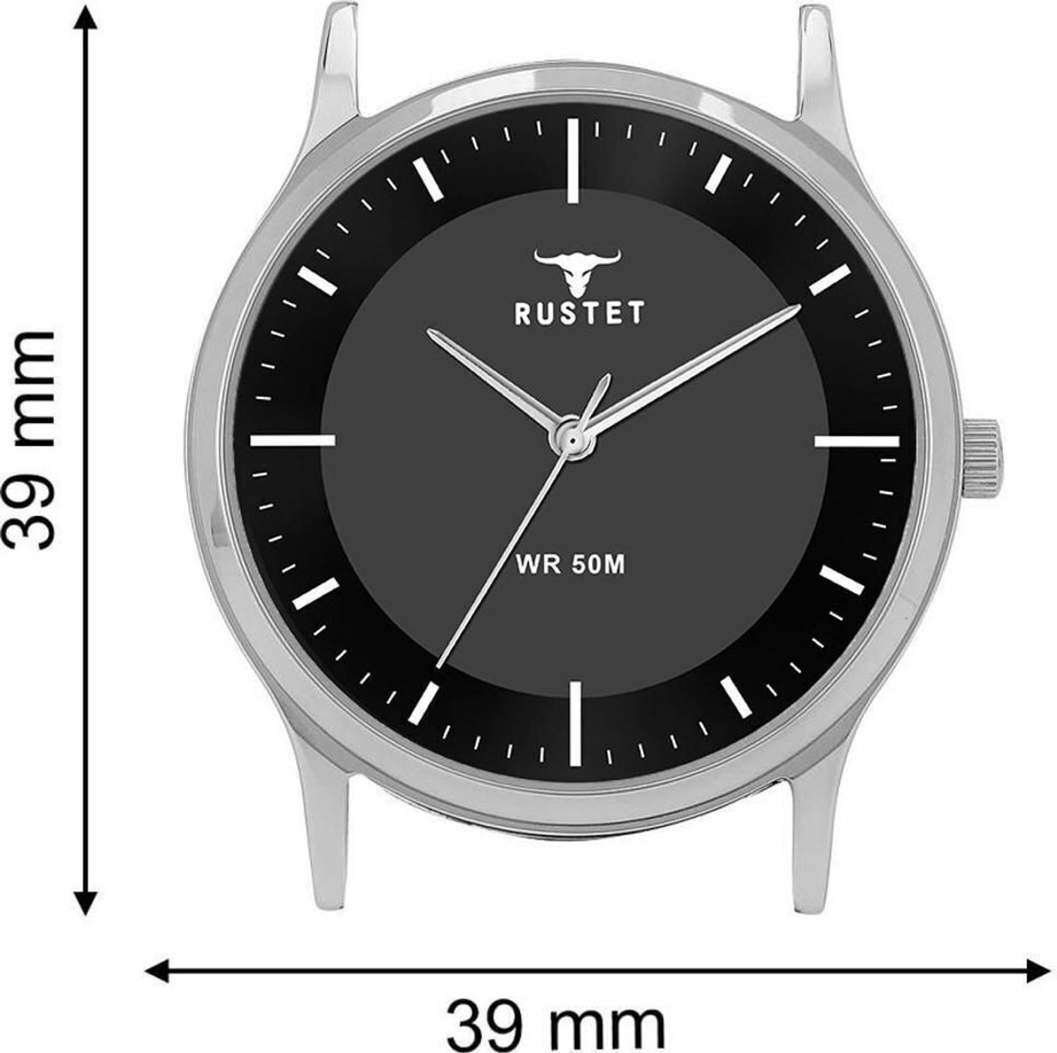 RUSTET NL1584SL03 Waterproof Analog Watch - Image 5