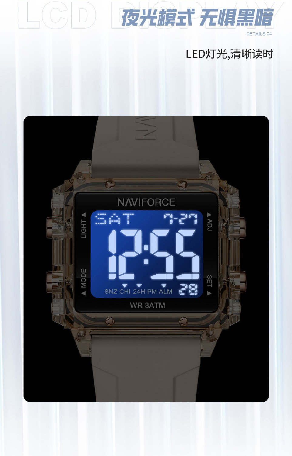 Image of NAVlFORCE Digital Watch - For Women