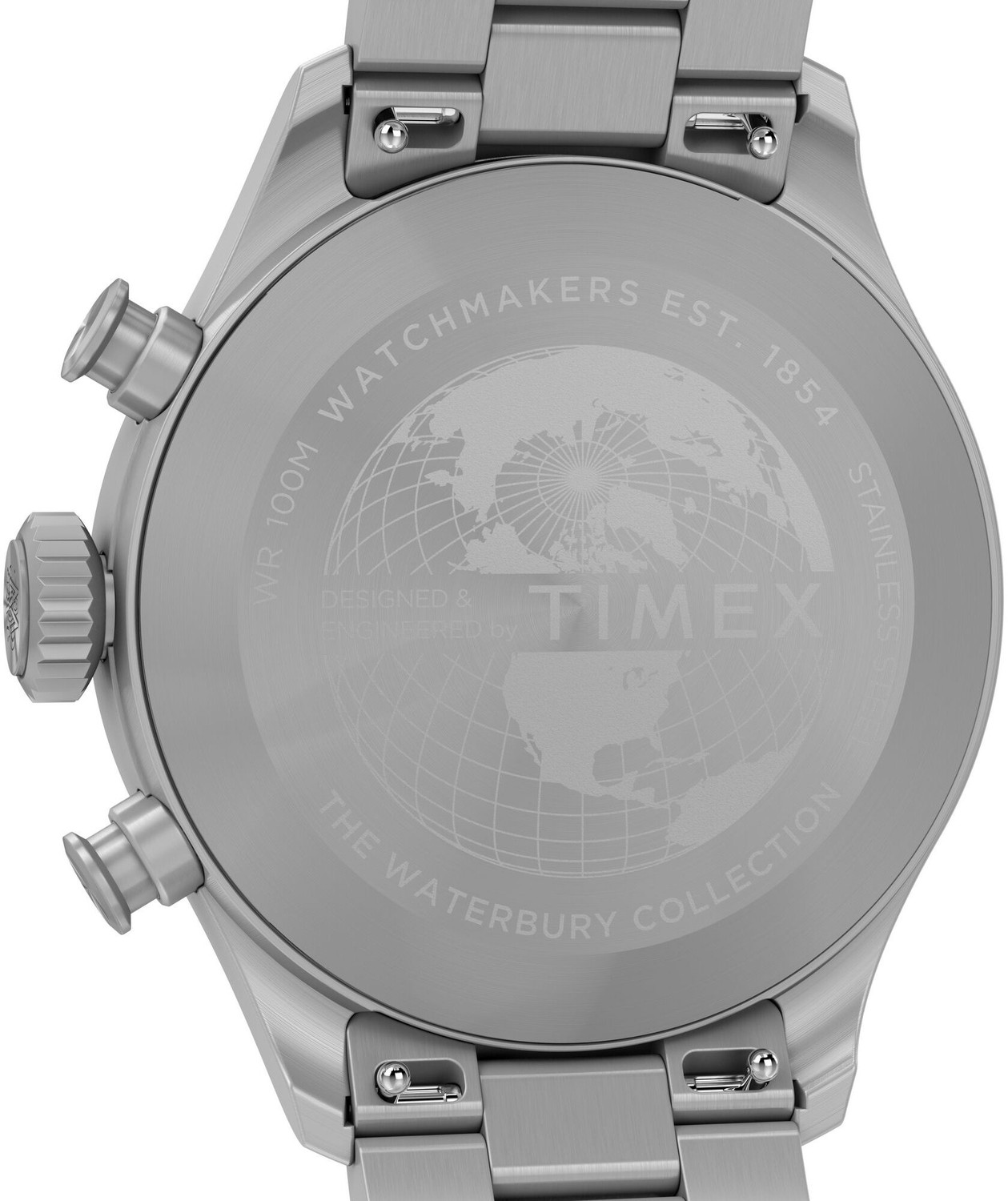 Image of TIMEX TW2Y19100IK Waterburry Round 41mm Green Dial Analog Watch - For Men