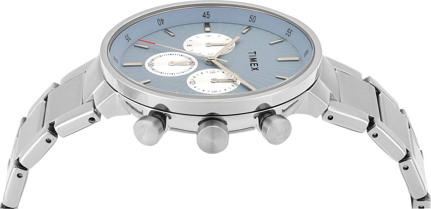 Timex TWEG28400 Dual Time Blue Dial Men's Watch - Image 5