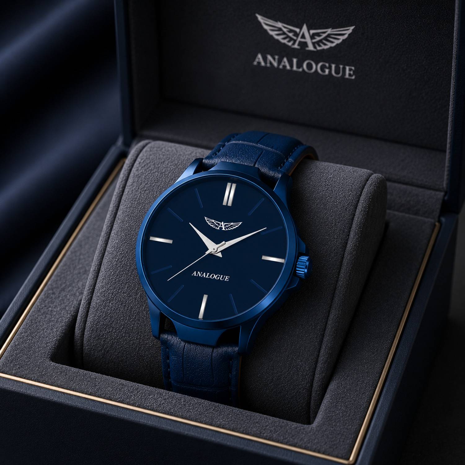 ANALOGUE All Blue Boys Series Analog Watch – For Boys
