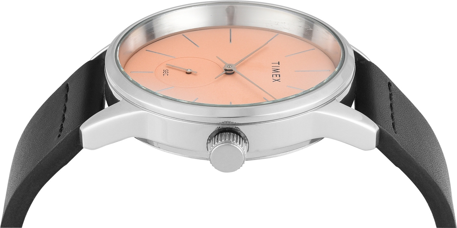 Image of TIMEX TWEG25504 Trendline Round 41mm Peach Dial Analog Watch - For Men