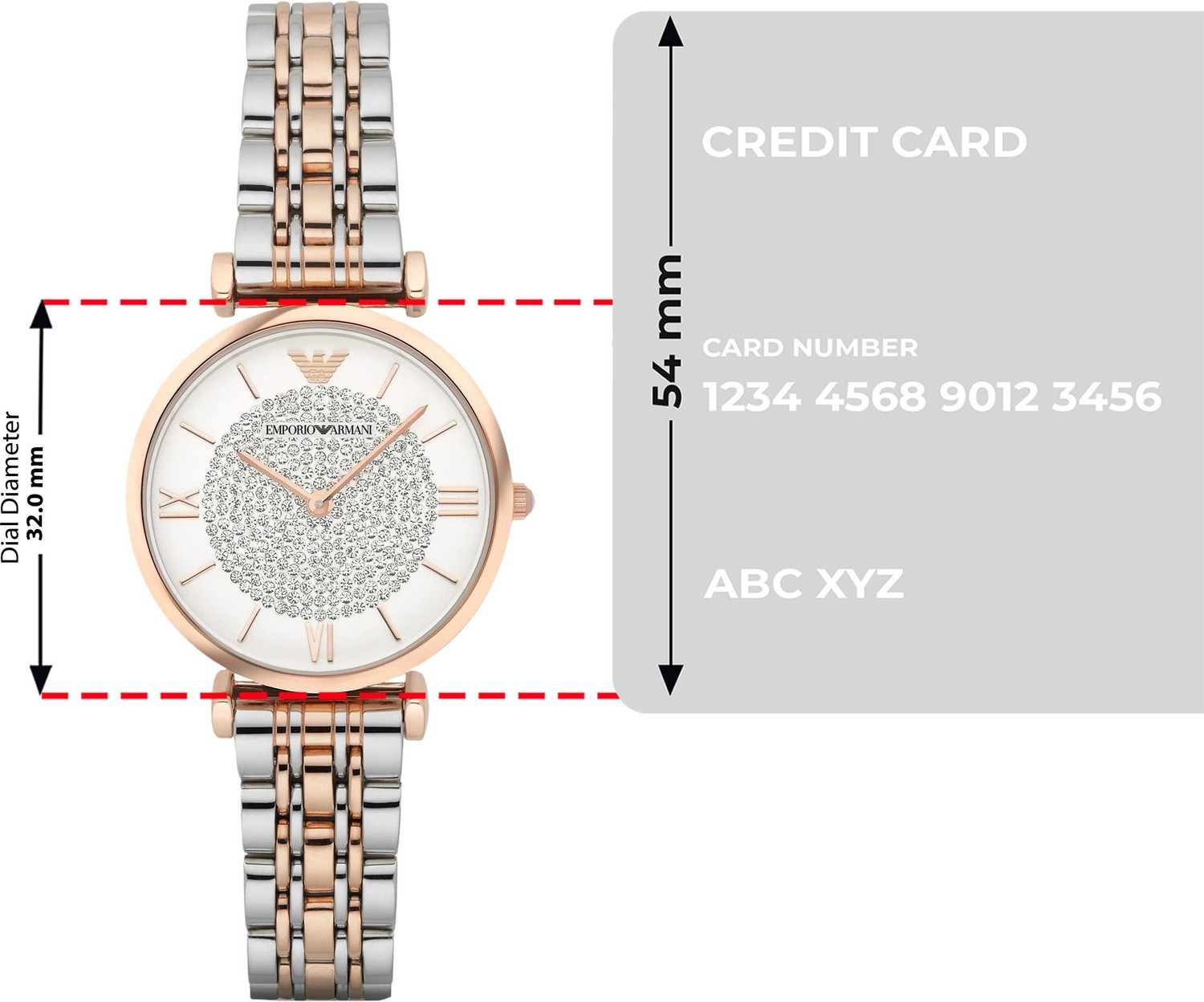Image of EMPORIO ARMANI Gianni T-B Analog Watch - For Women