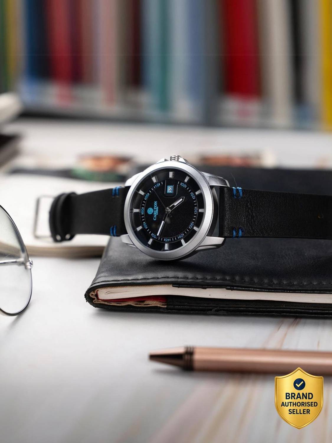 CARLTON LONDON CLLSBLK Duke Black Analog Watch - For Men