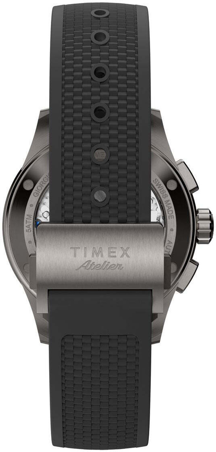 Image of TIMEX Atelier Round 42 mm Black Dial Automatic Analog Watch - For Men TW6A028004A