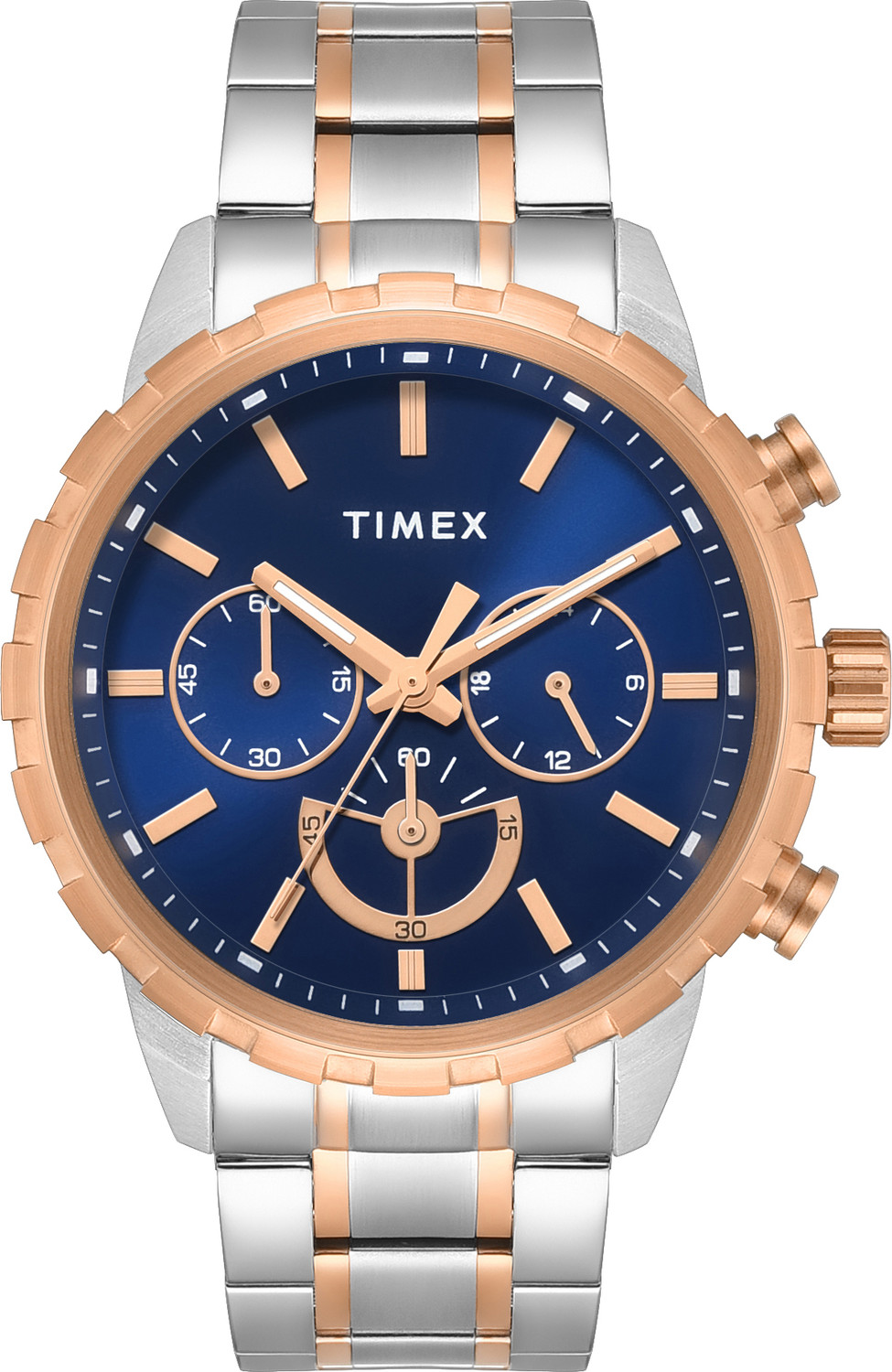 Image of TIMEX Chronograph, Blue Round Dial Analog Watch - For Men TWEG39504