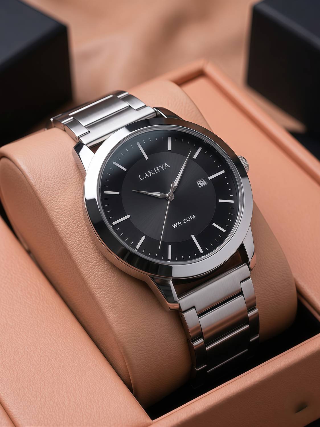 LAKHYA Men’s Analog Stainless Steel Watch