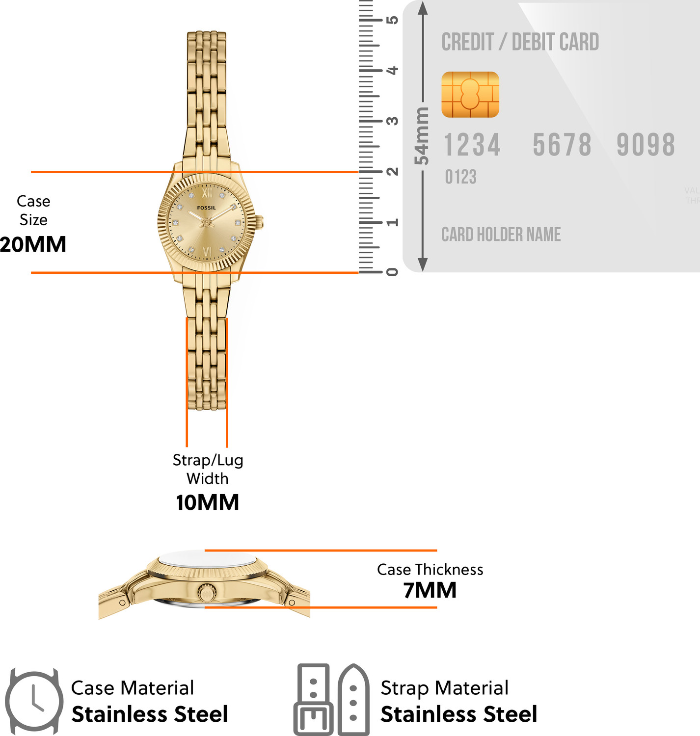 Image of FOSSIL Scarlette Scarlette Analog Watch - For Women