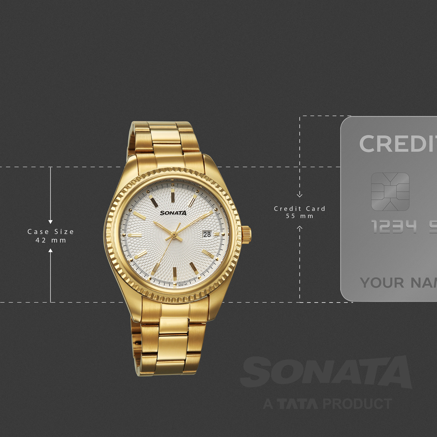 Image of SONATA Festive 2.0 Sonata Festive 2.0 Quartz Silver Round Dial Men's Watch / Analog Watch - For Men