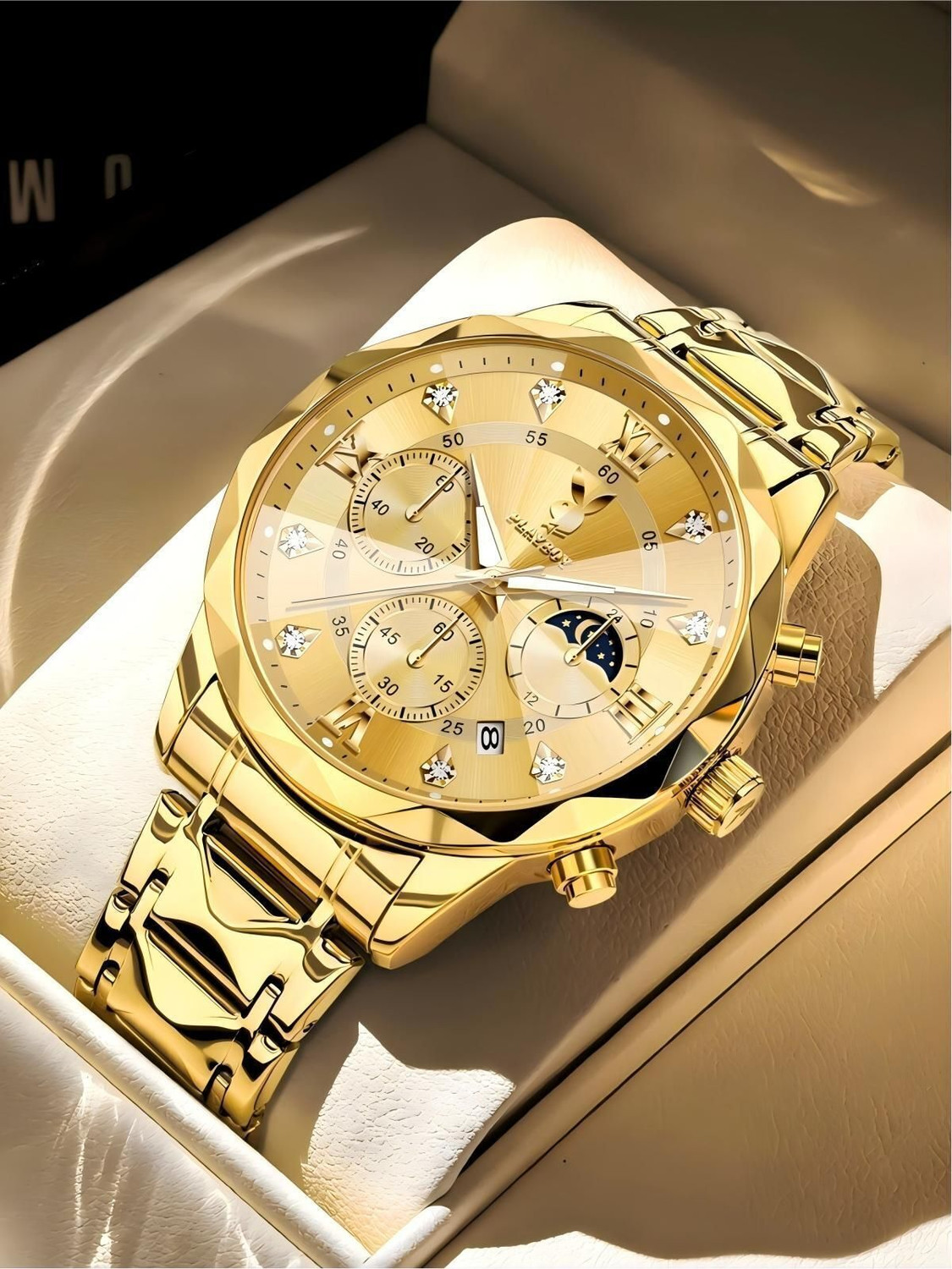 Image of PLAYBOY 3088 Luxury Business Casual Analog Watch - For Men