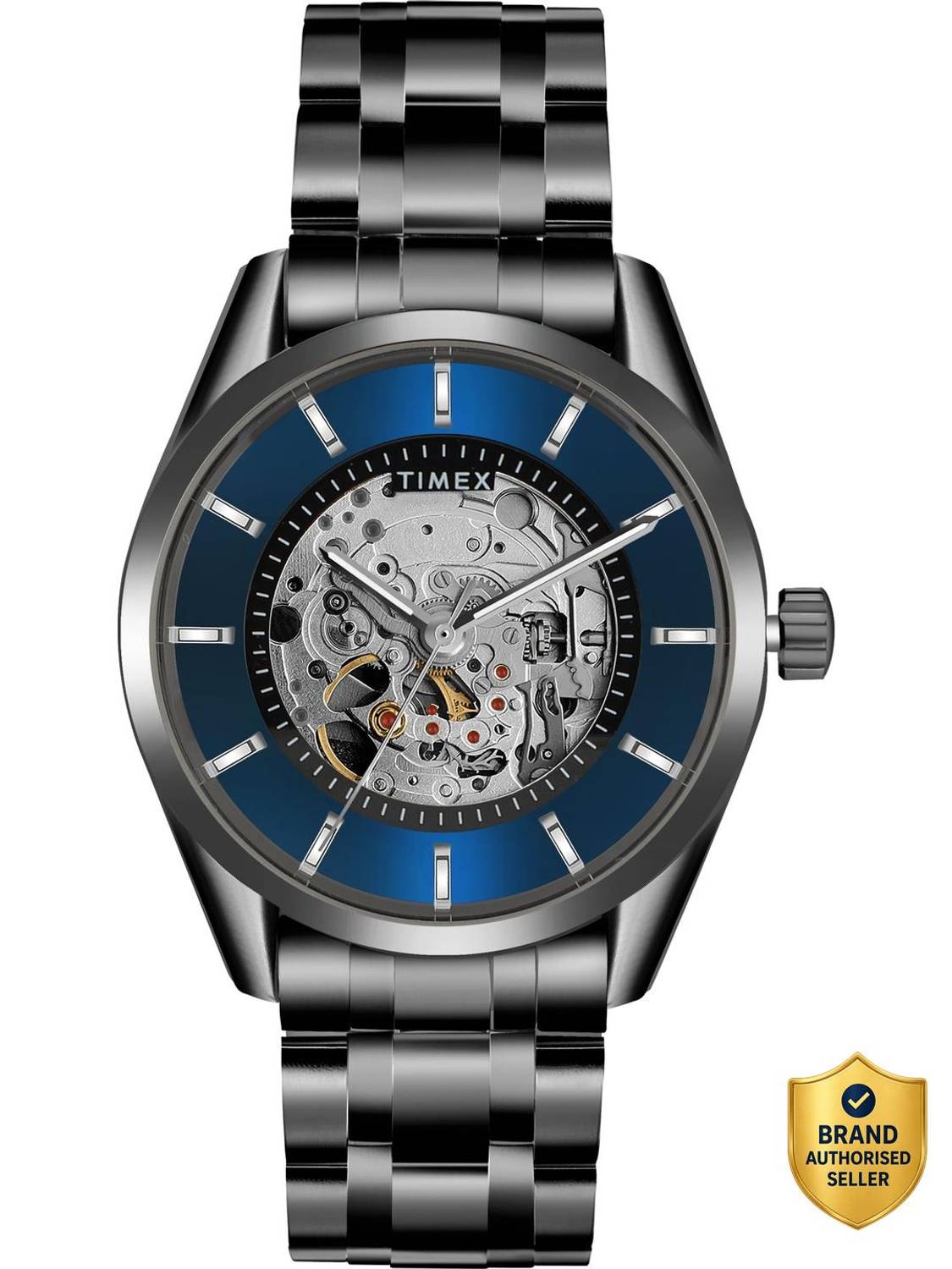 TIMEX Automatic Blue Dial Analog Watch