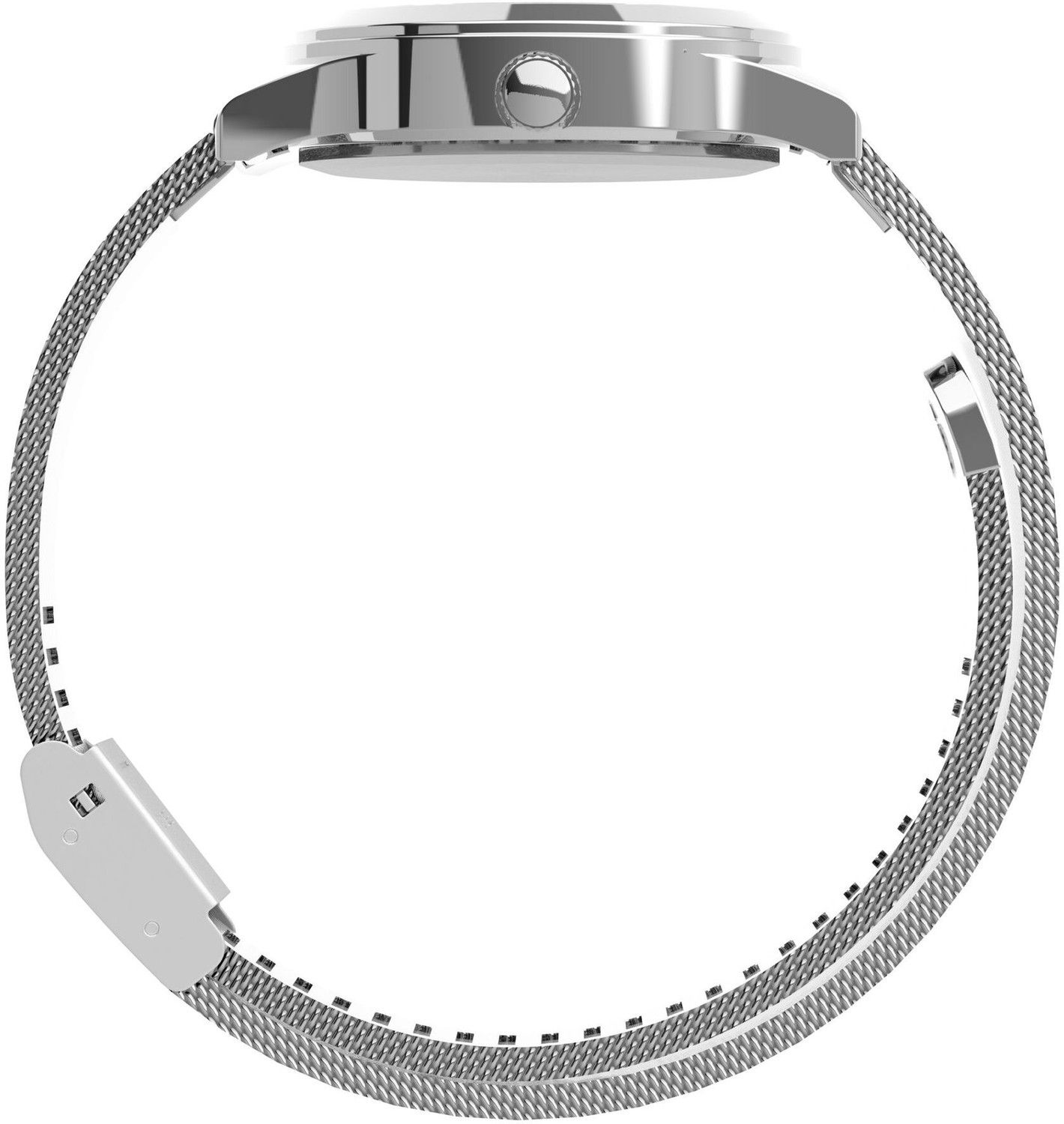 Image of TIMEX Main Street Round 25mm Silver Dial Analog Watch - For Women