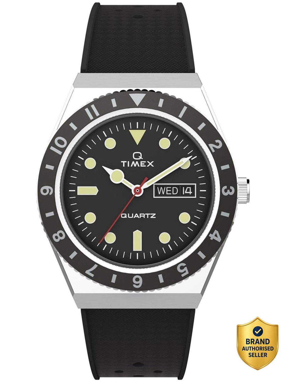 Image of TIMEX TW2V32000U9 Diver Inspired Round 38mm Black Dial Analog Watch - For Men