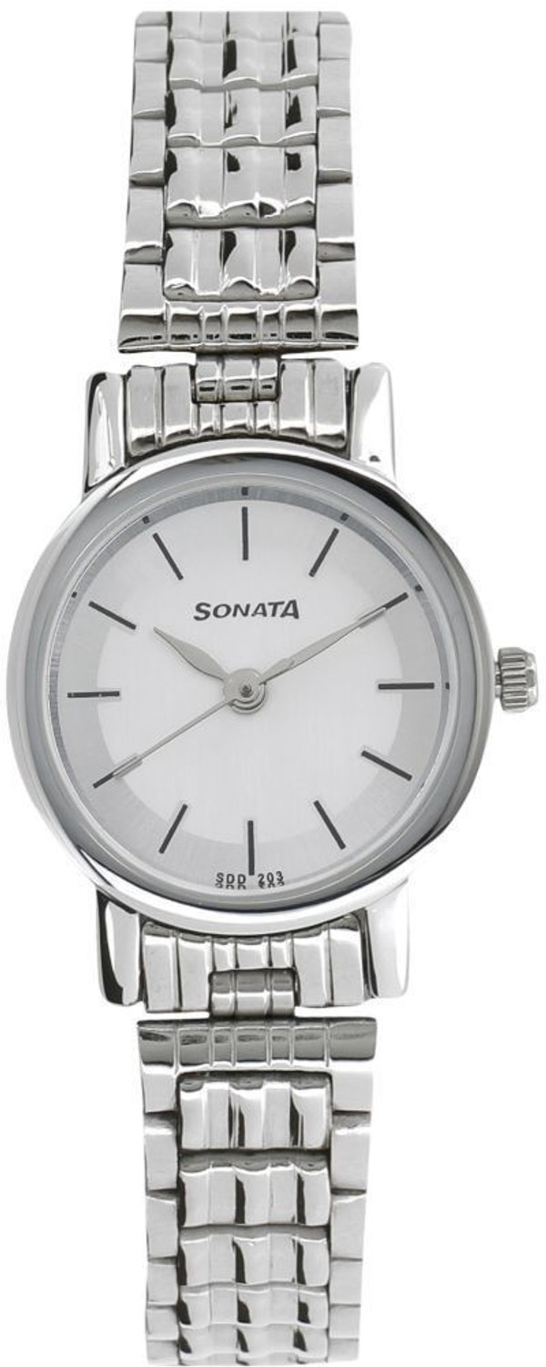 Image of SONATA 8124NM01 SO Mass Analog Watch - For Women