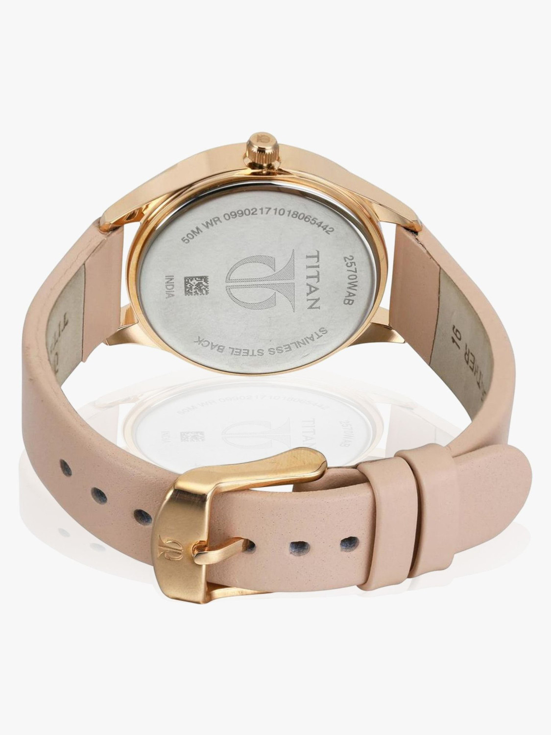 Image of Titan NN2570WL01 LPURP Fashion Basics Analog Watch - For Women
