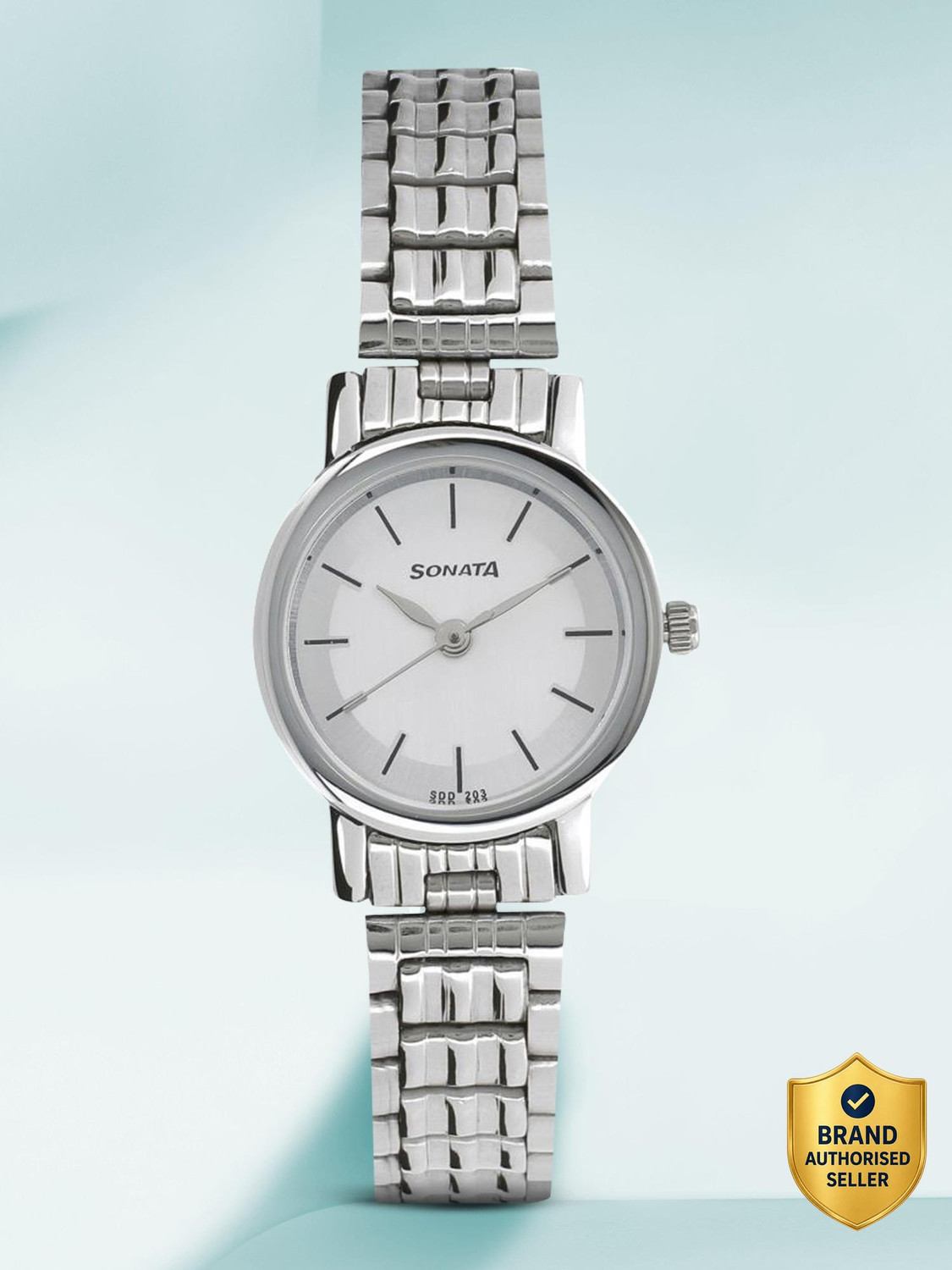 Image of SONATA 8124NM01 SO Mass Analog Watch - For Women