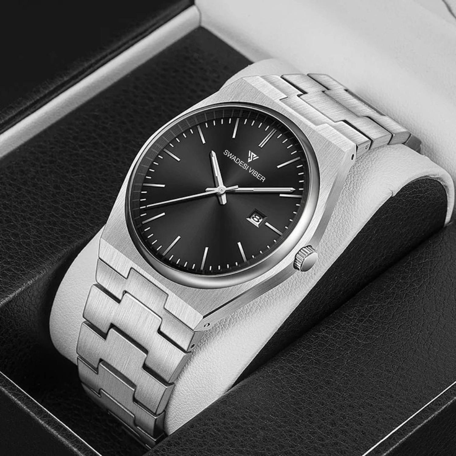 SWADESI VIBER SV217 Elite Stainless Watch - Men - Image 5