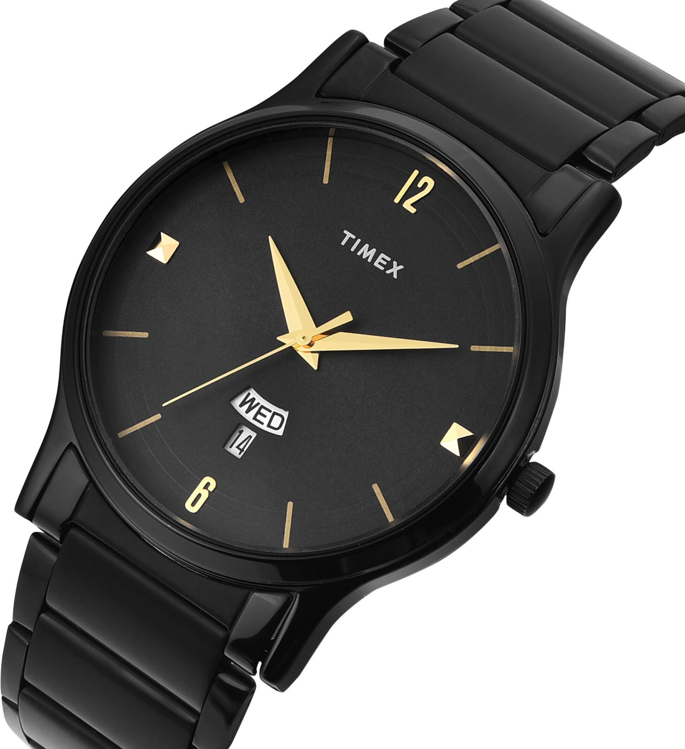 Image of TIMEX Trendline Round 39mm Black Dial Analog Watch - For Men