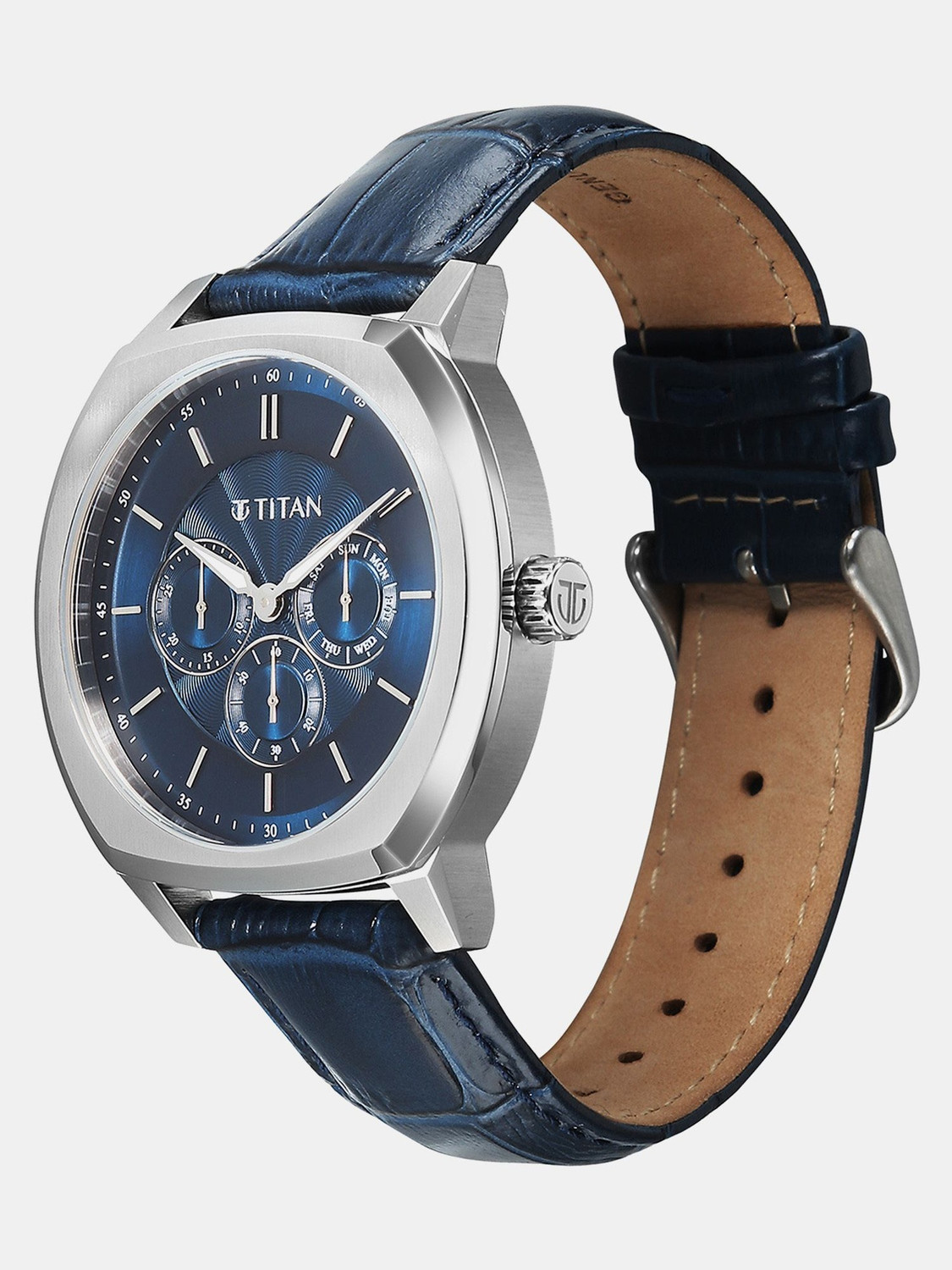 Image of Titan Regalia Arc Blue Round Dial Men's Watch / Analog Watch - For Men