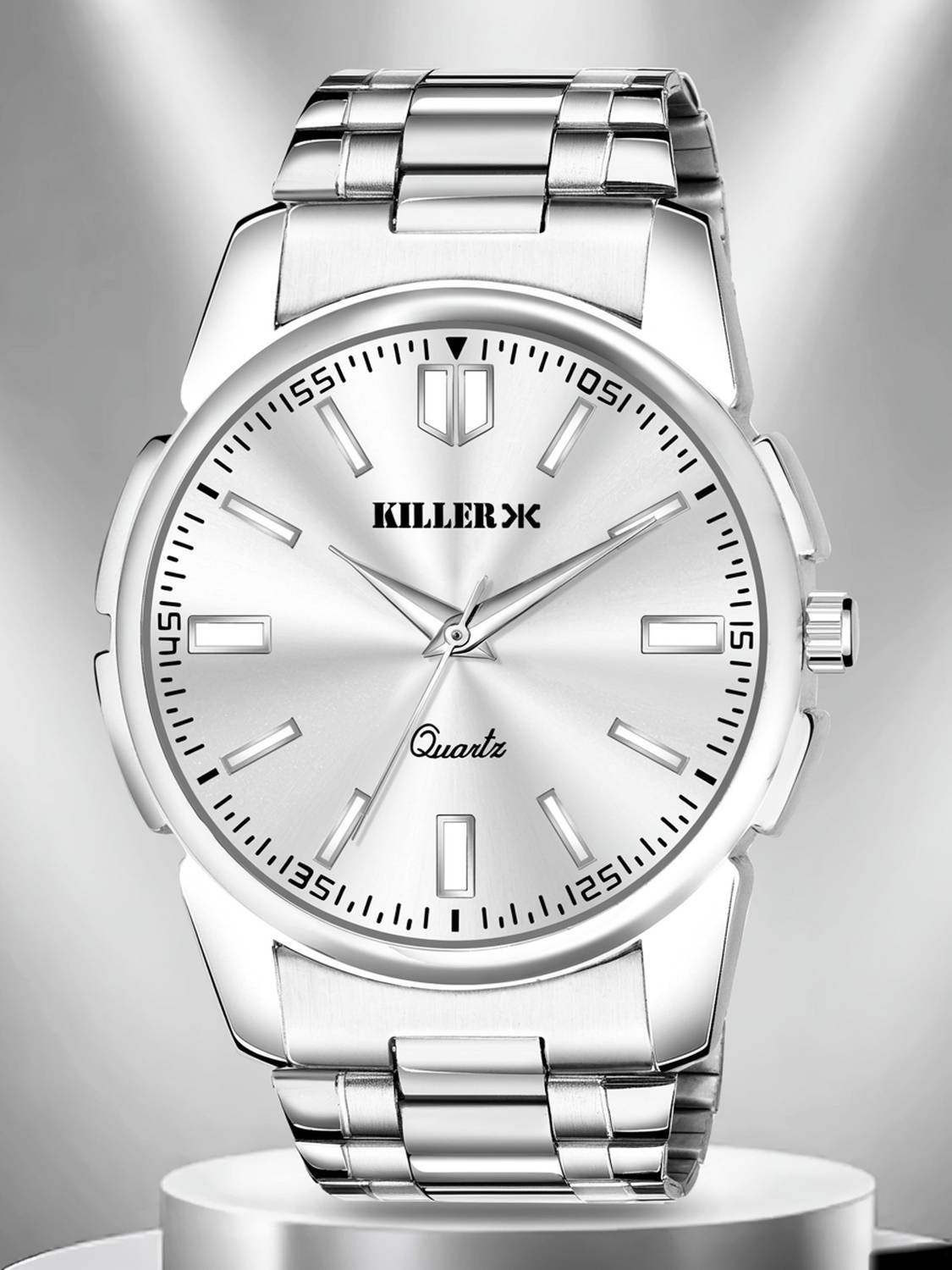 KILLER KL-9301-SILVER Big Dial Analog Watch - For Men - Buy KILLER