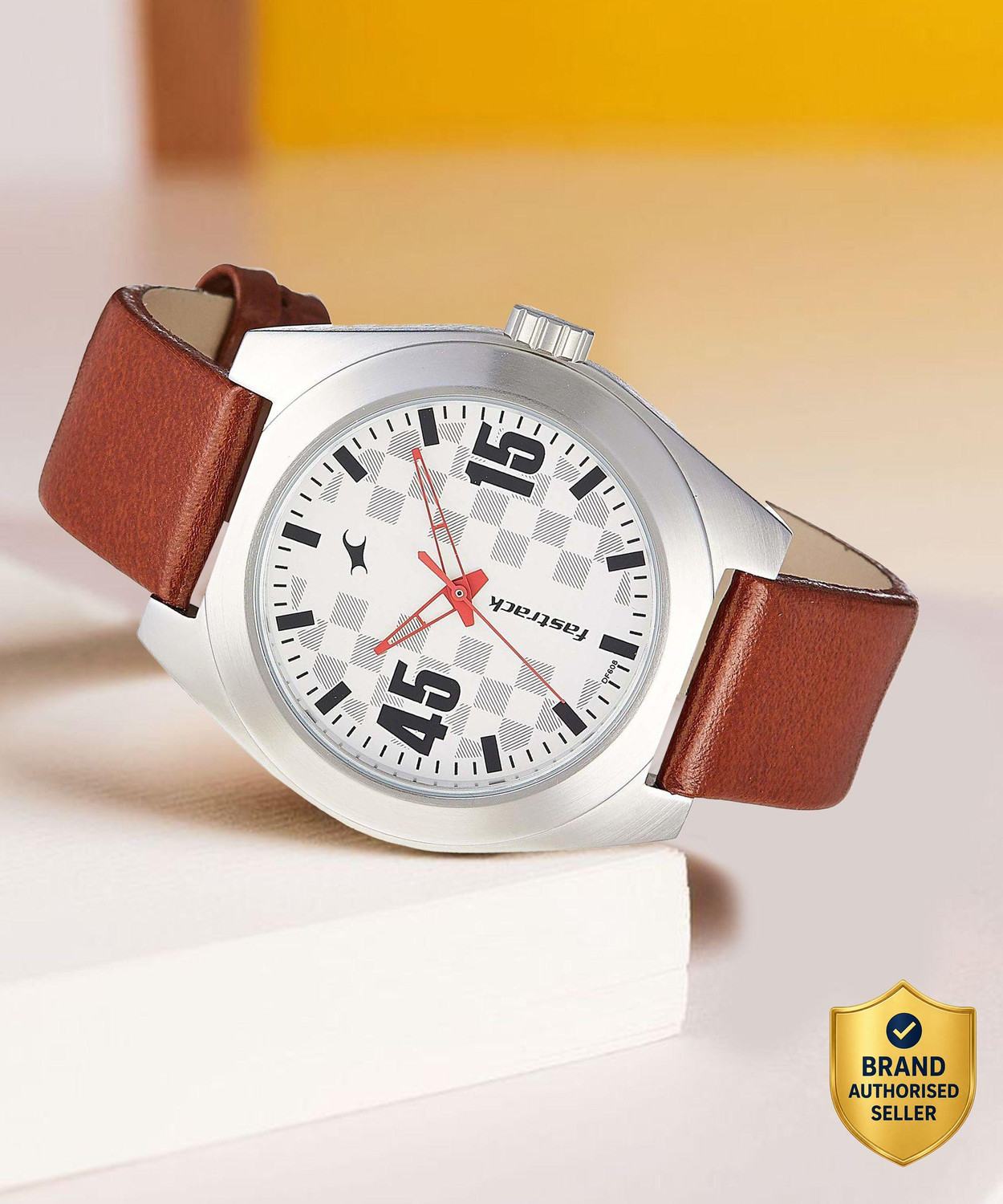 Image of Fastrack Checkmate Analog Watch - For Men NN3110SL01