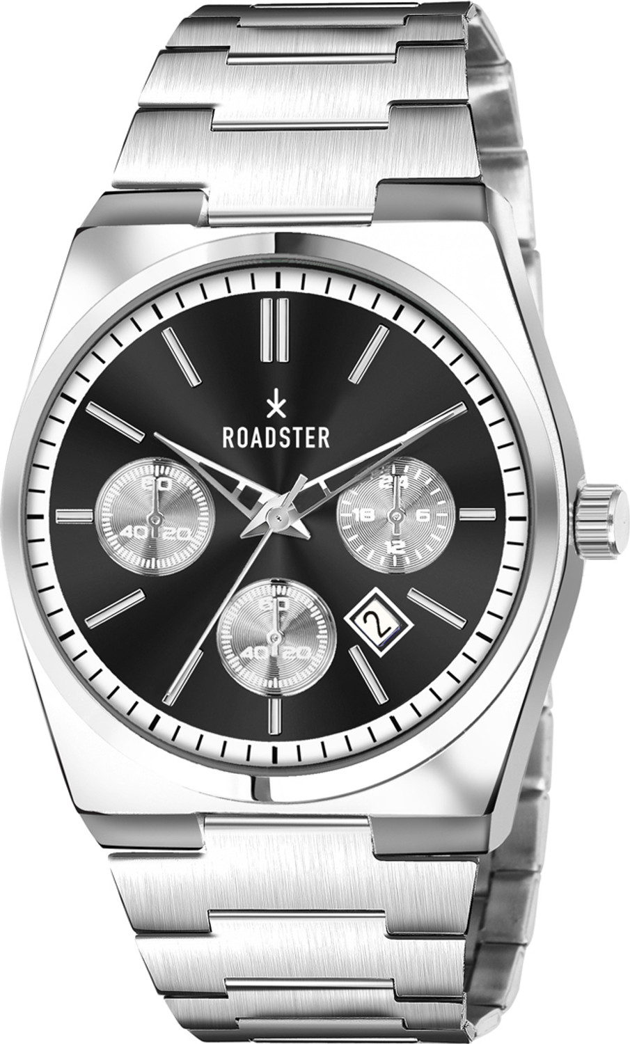 Image of Roadster RDSTR-9508 Roadster Stainless Steel Chain Watch For Mens Quartz Wrist Chrono Brand Classic Analog Watch - For Men