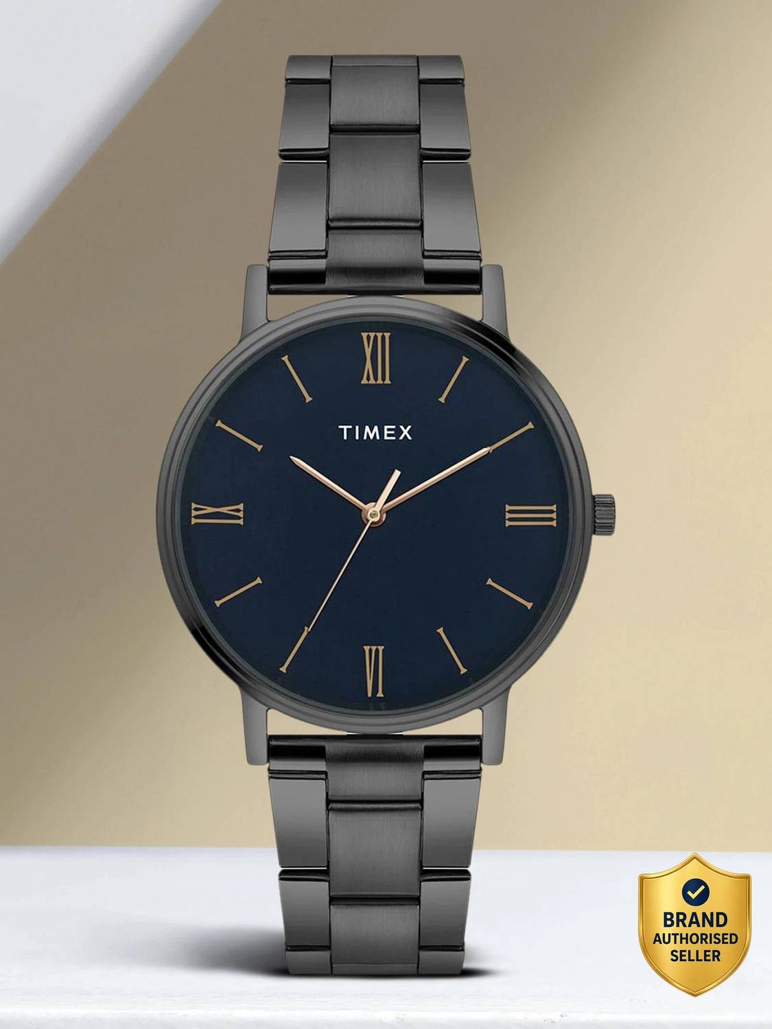TIMEX Blue Dial Stainless Steel Analog Watch - Men