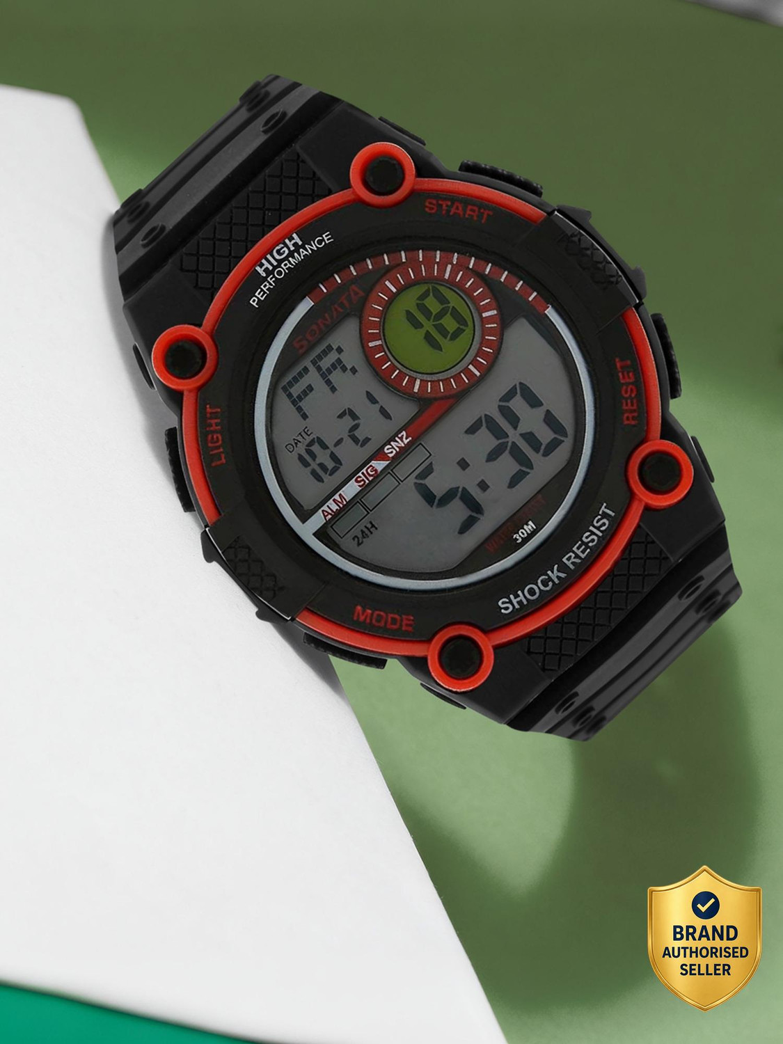 Image of SONATA NP77004PP02 SF ECONOMY Digital Watch - For Men
