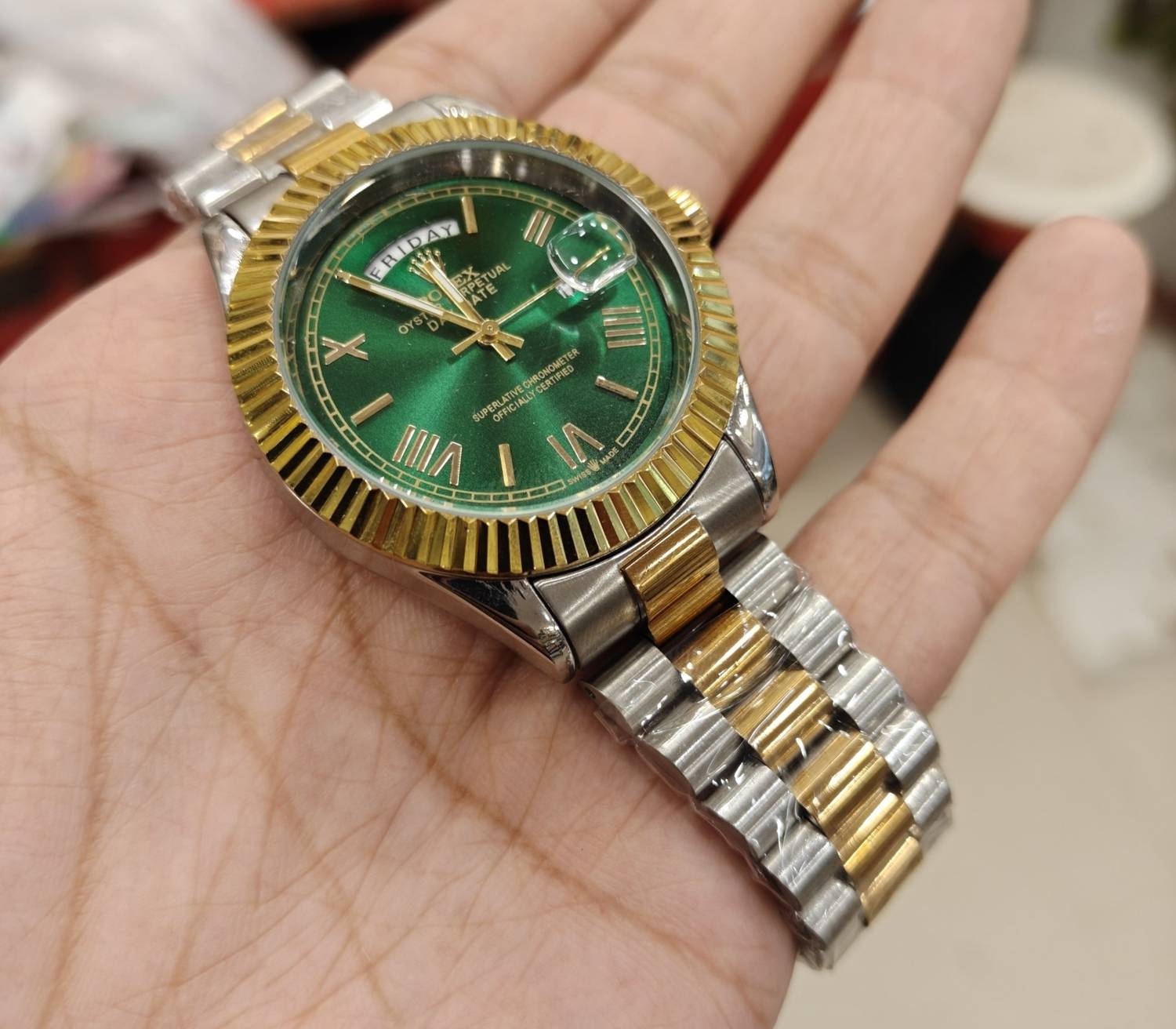 Fiveyearwarrant RLX_green_premium Luxury Analog Watch - Men - Image 5