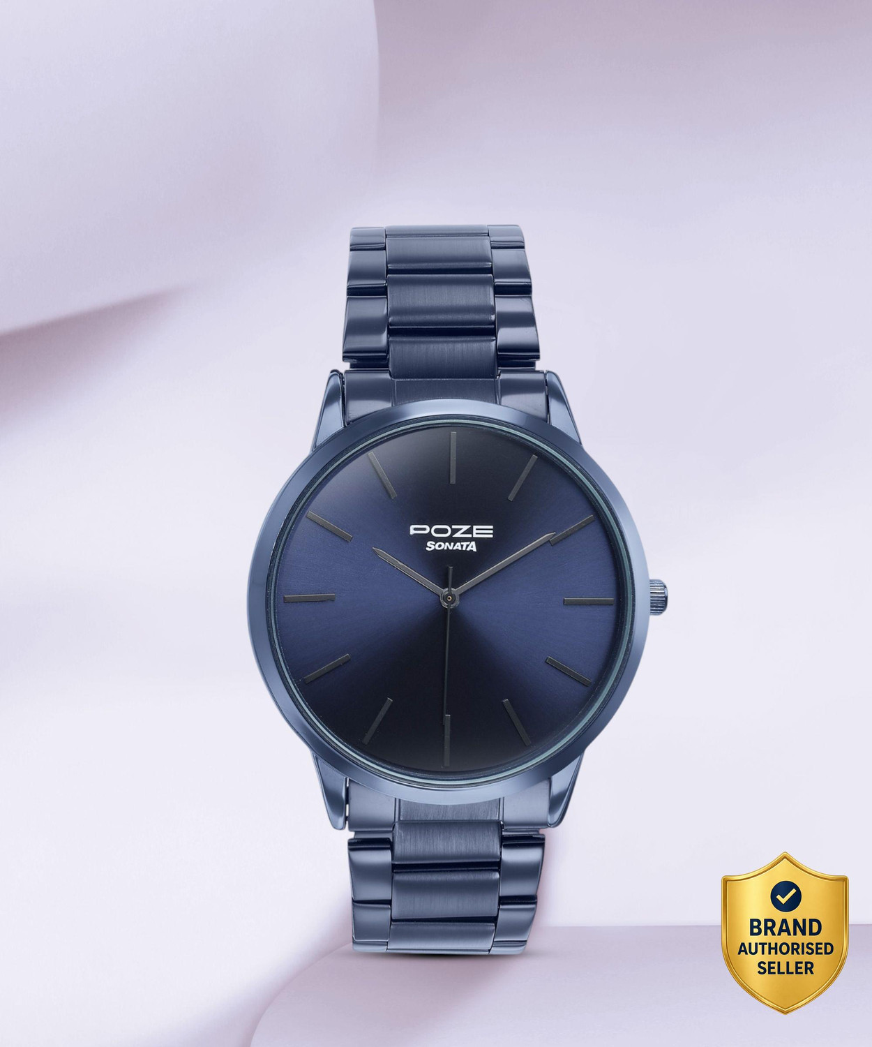 Image of SONATA Poze - Metal Analog Watch - For Men