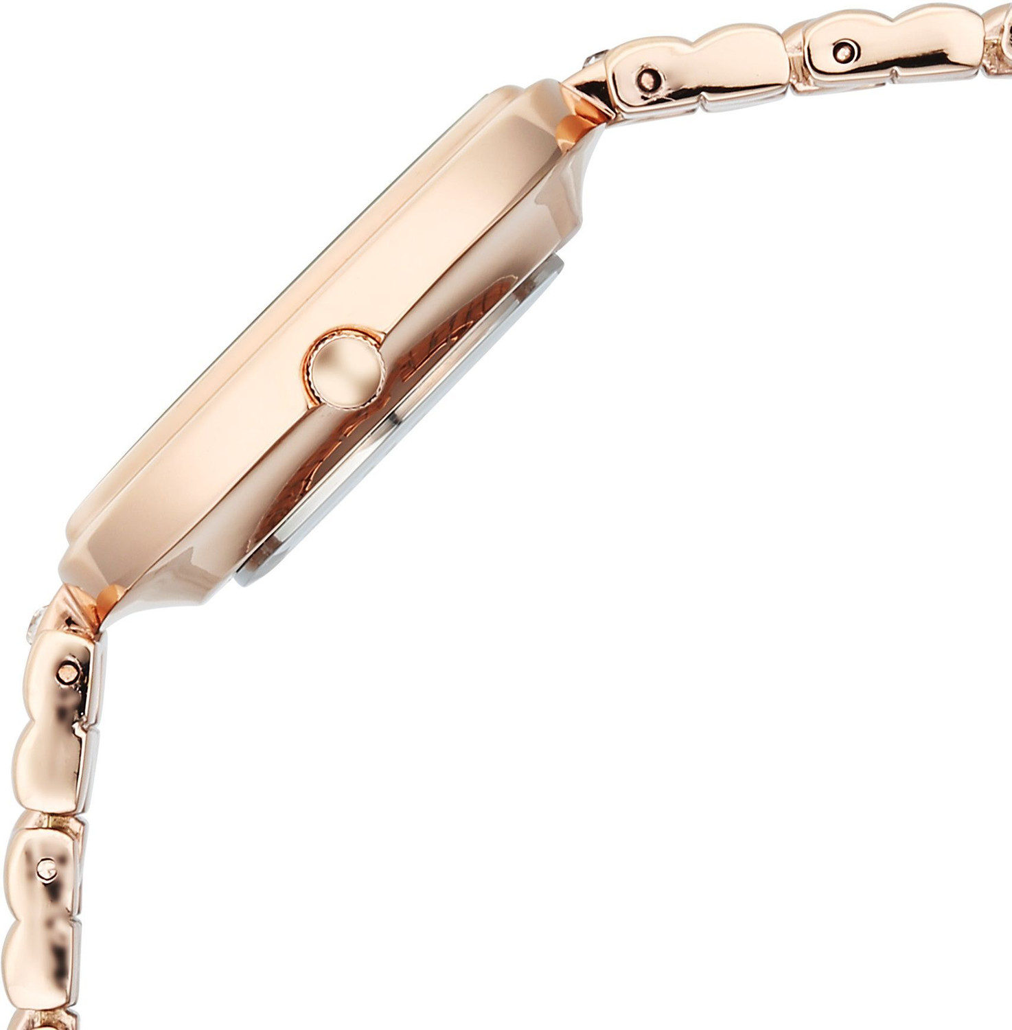 Image of Fastrack Vyb Iconique Fastrack Vyb Iconiqu� Quartz Silver Dial Rose gold Strap Analog Watch - For Women