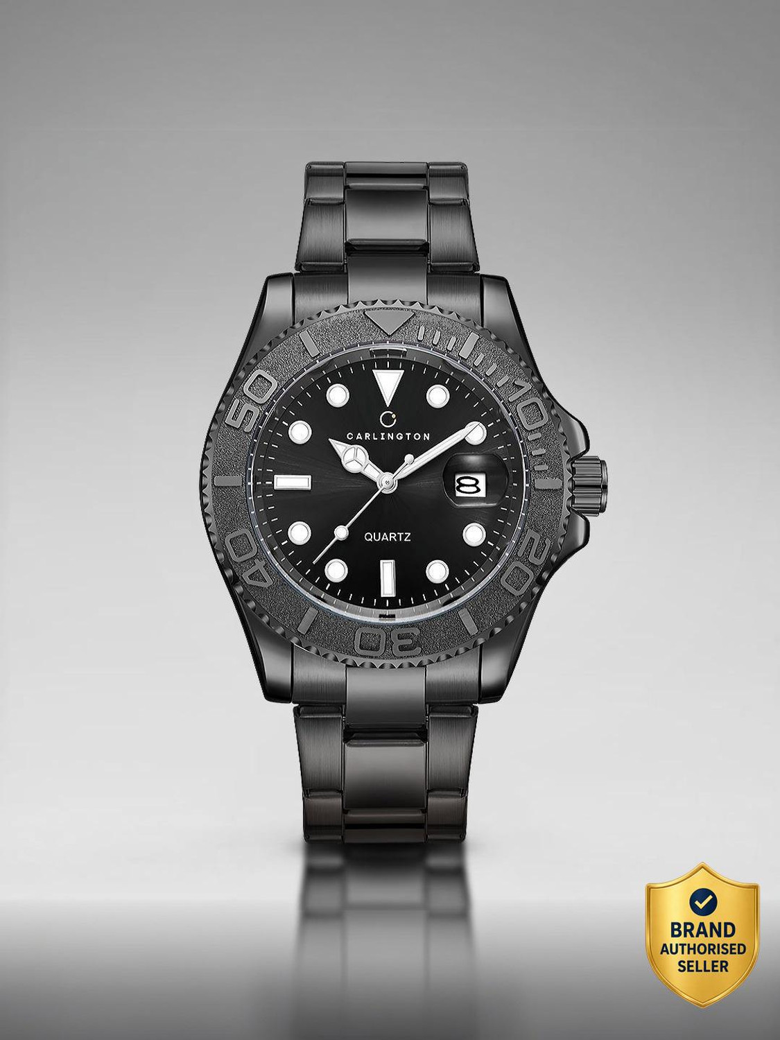 Image of Carlington CT 4010 Black Carlington Meridian Series Premium Gents Wrist Watches Analog Watch - For Men