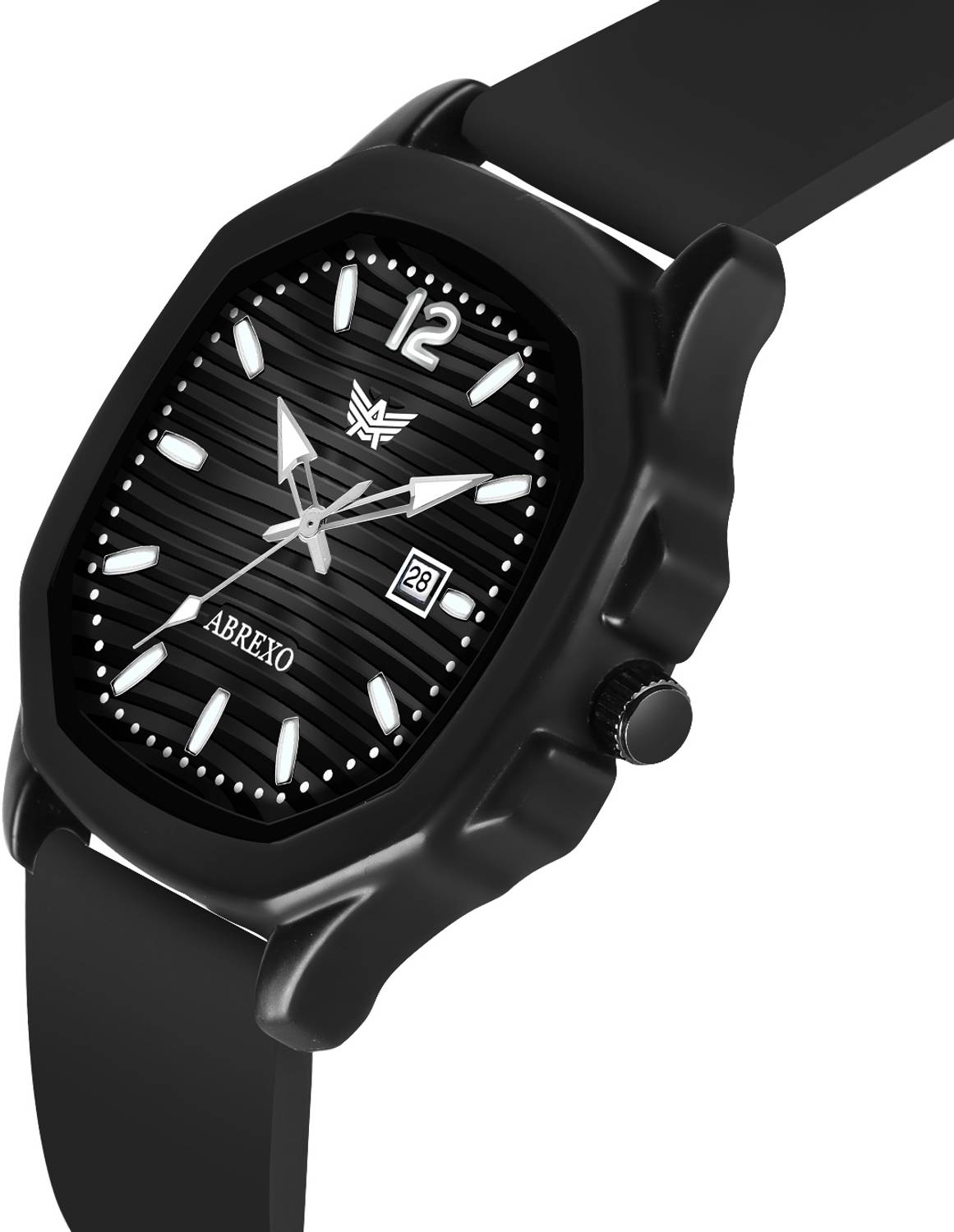 ABREXO Abx6600-BKKB Black Analog Watch - Image 4
