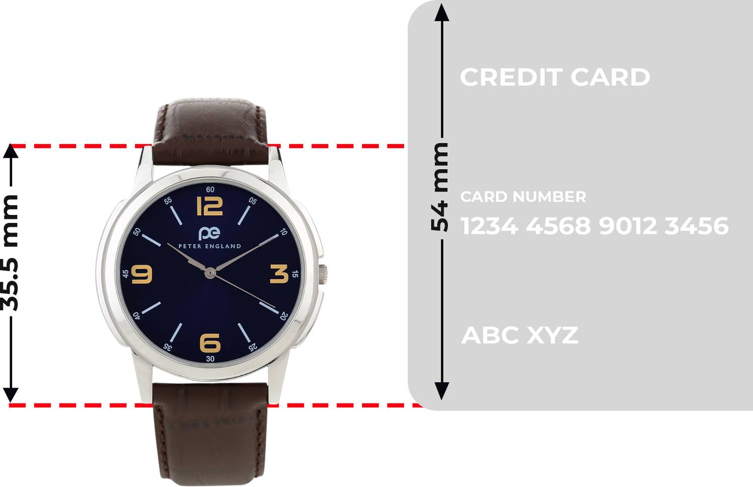 PETER ENGLAND Analog Watch - For Men PE00PR00C