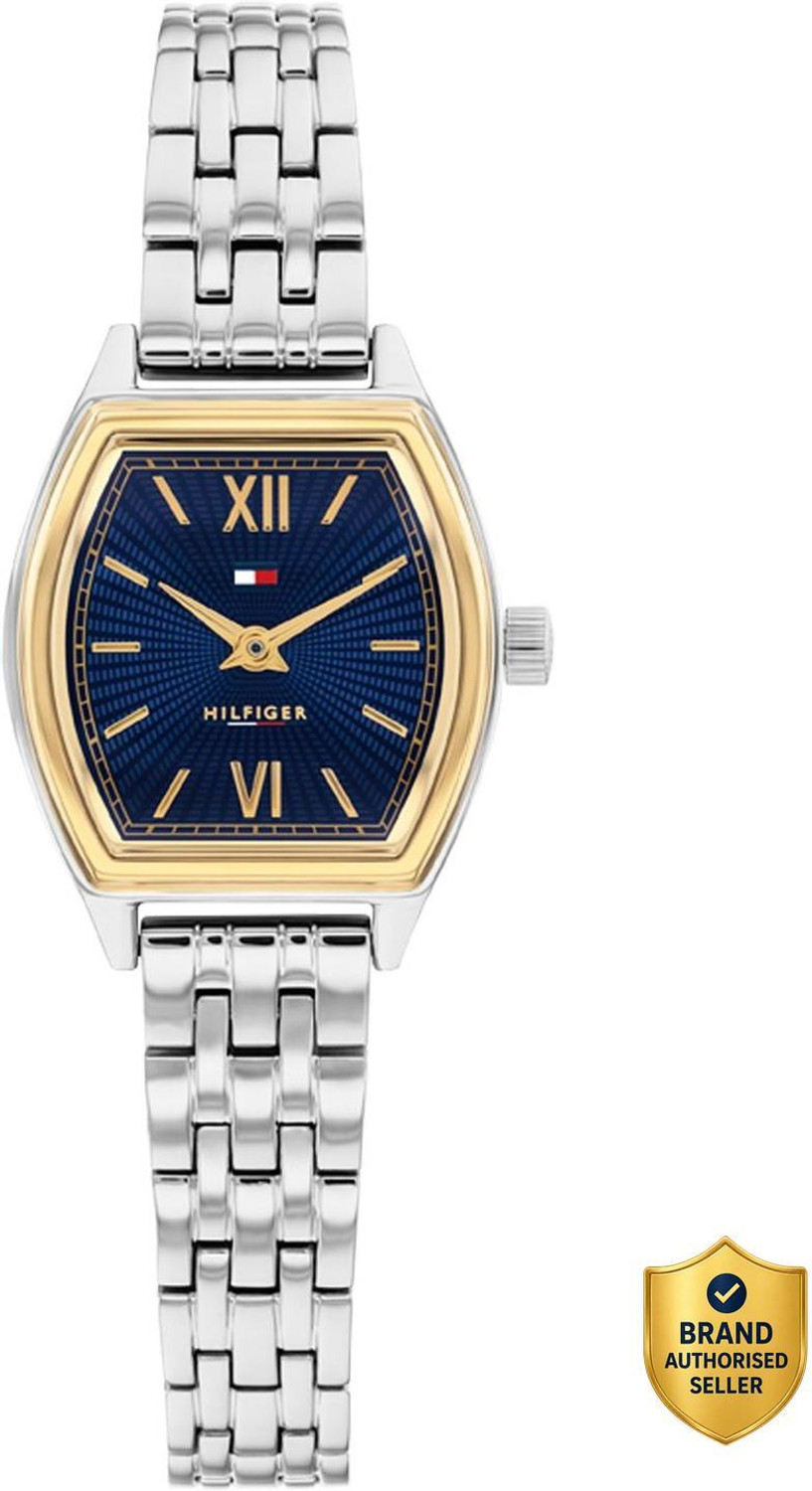 Image of Tommy Hilfiger Norah Quartz Blue Dial Silver Stainless Steel Strap Analog Watch - For Women TH1782869,TH1782869W