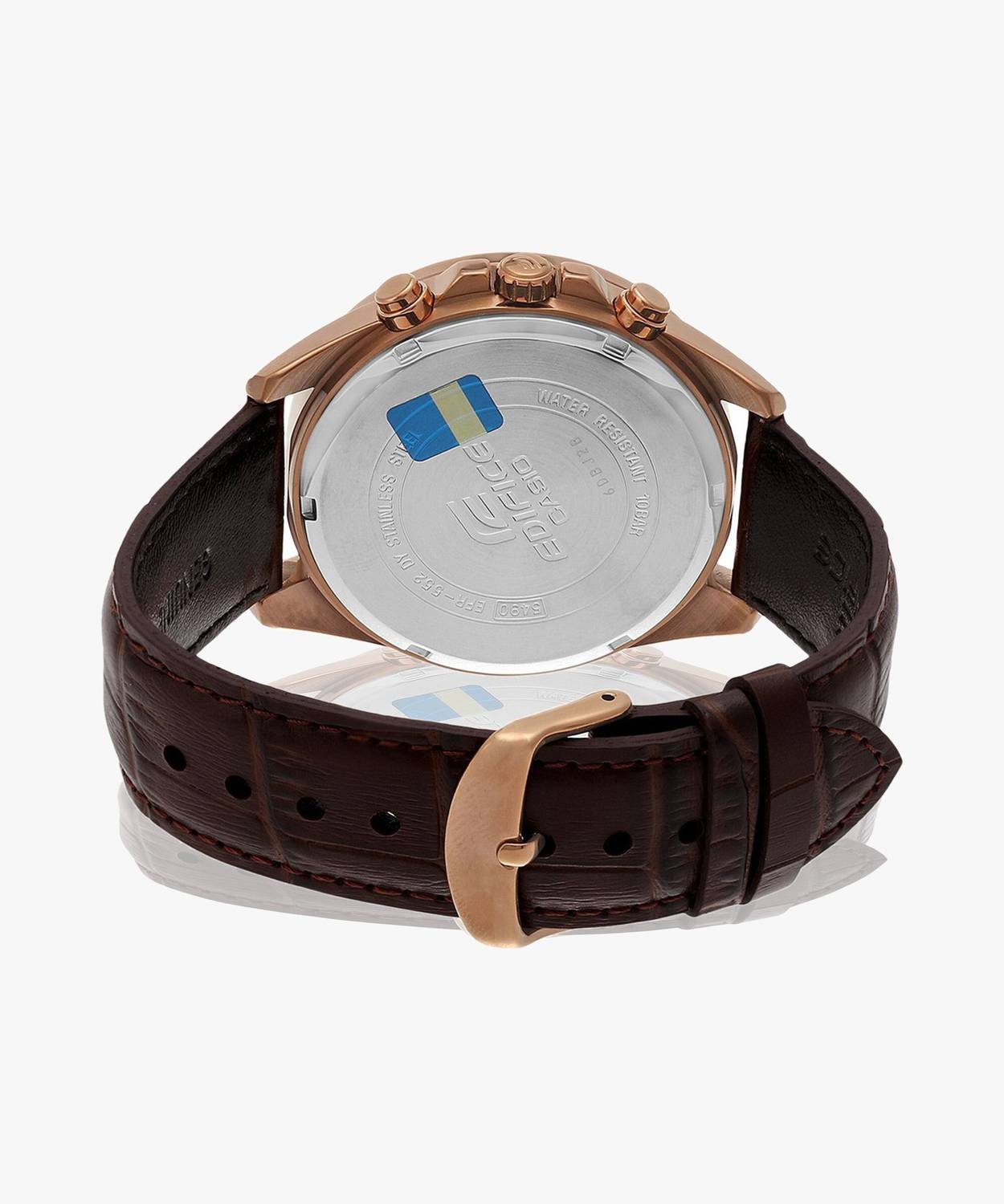 CASIO EFR-552GL-7AVUDF Edifice EFR-552GL-7AVUDF Beige Dial Brown