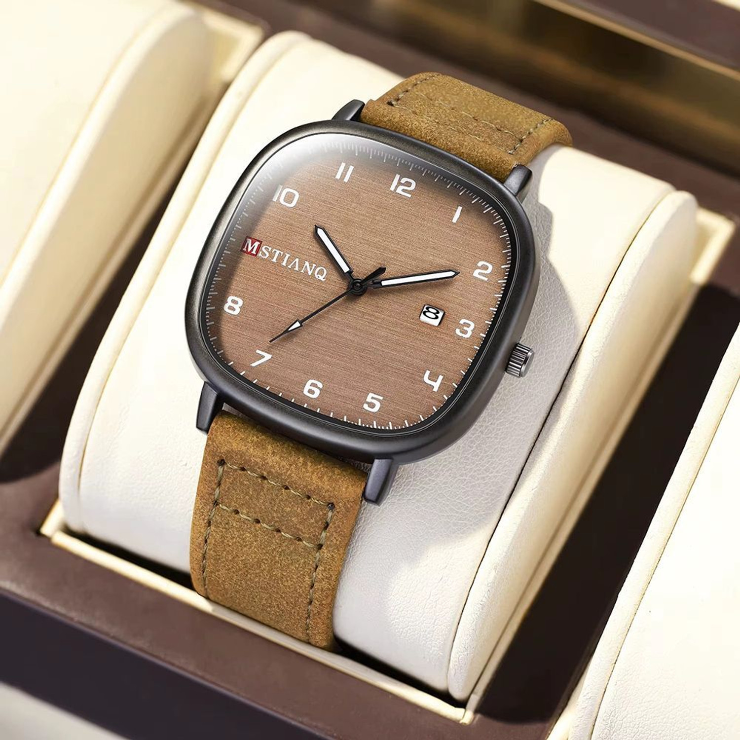 MSTIANQ ALB-SQ-25LE Square Classic Analog Watch - For Boys & Girls