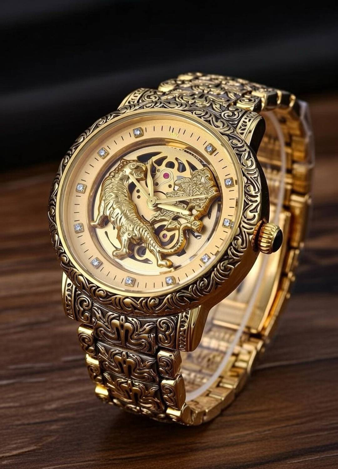FOREST EMPR-12 Golden Men's Watch - Image 1