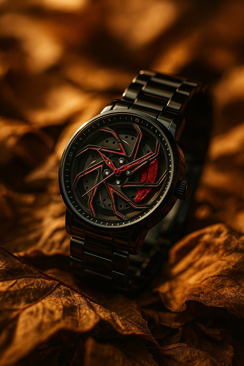Image of TADIA TADIA - BLADE SPINNING WHEEL WATCH BLADE SPIN Analog Watch - For Men