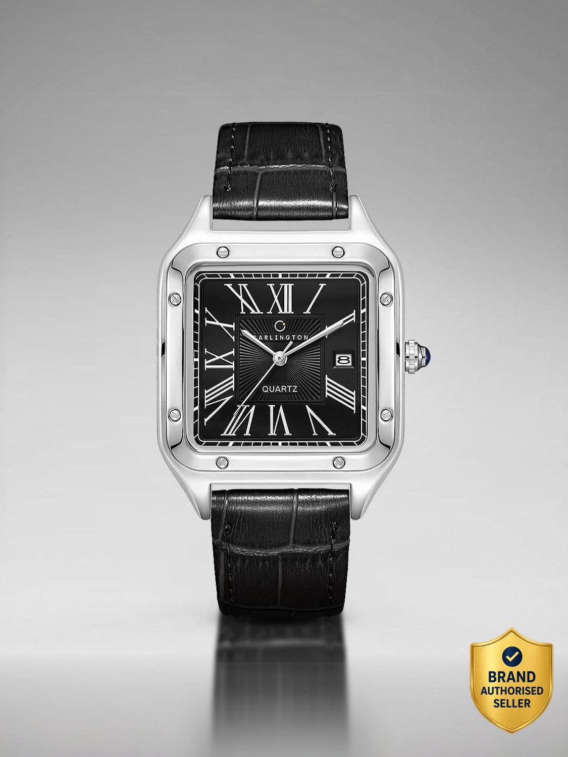 Image of Carlington CT 4050 Black Belt Carlington Meridian Series Premium Gents Wrist Watches Analog Watch - For Men